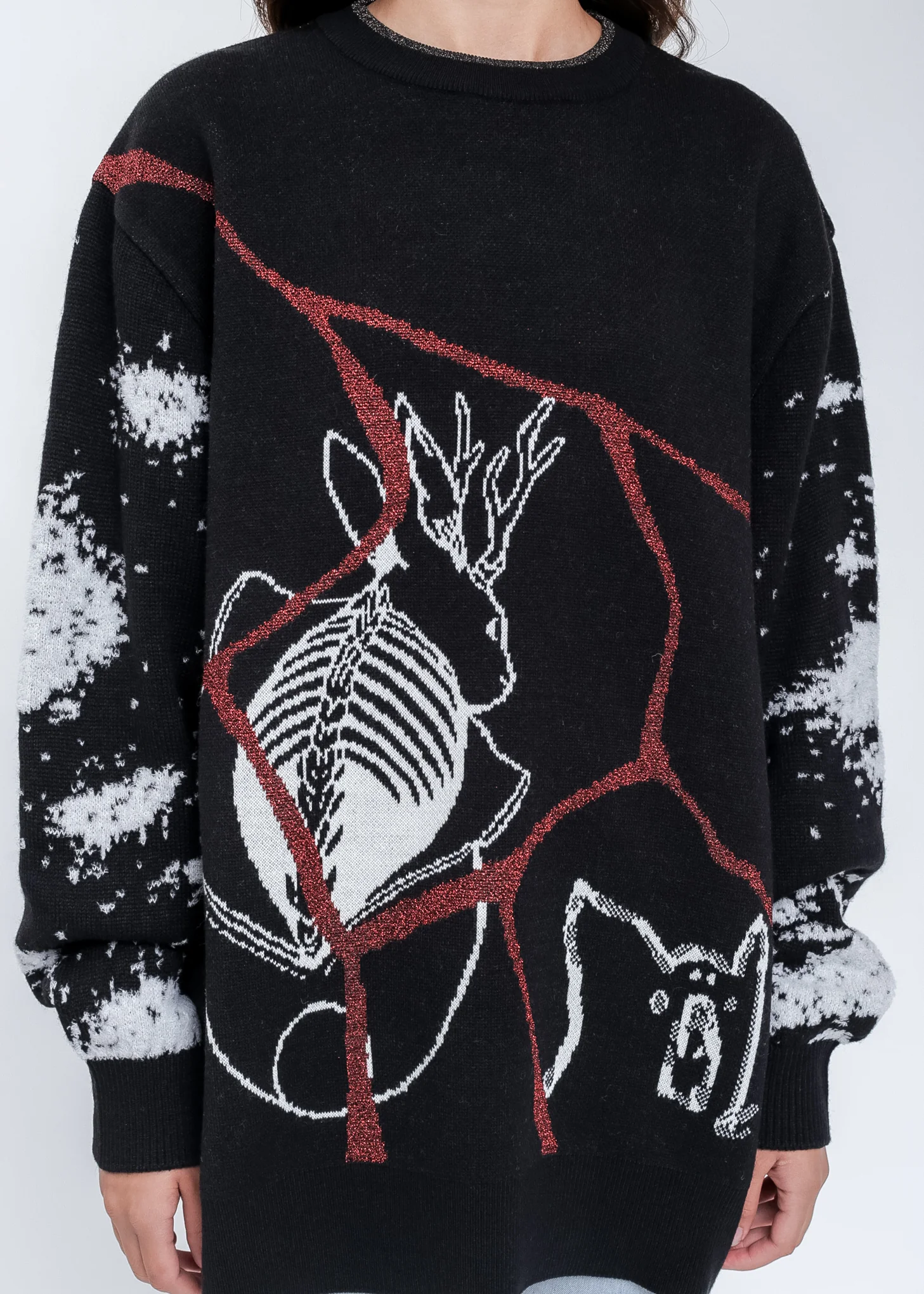 Black KIDILL × RURUMU: Knit Pullover Sweater - Image 4