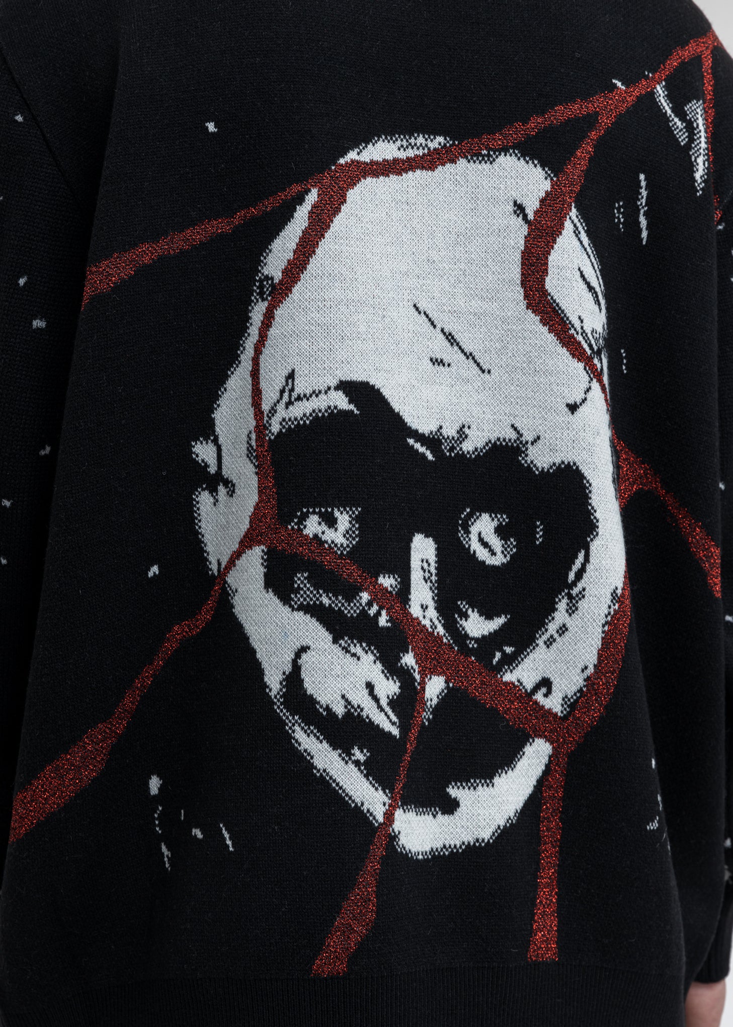 Black KIDILL × RURUMU: Knit Pullover Sweater - Image 5