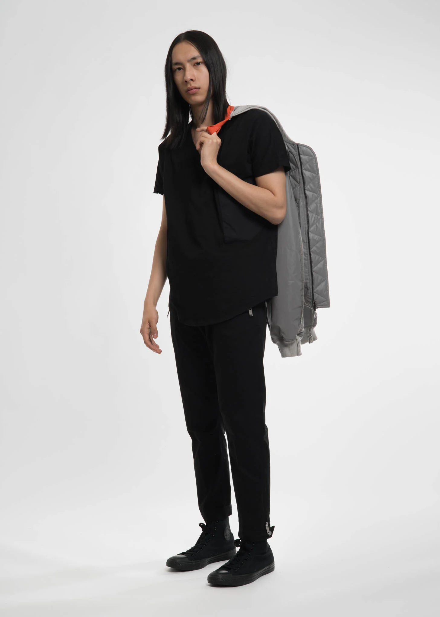 Black Kimono T-Shirt - Image 6