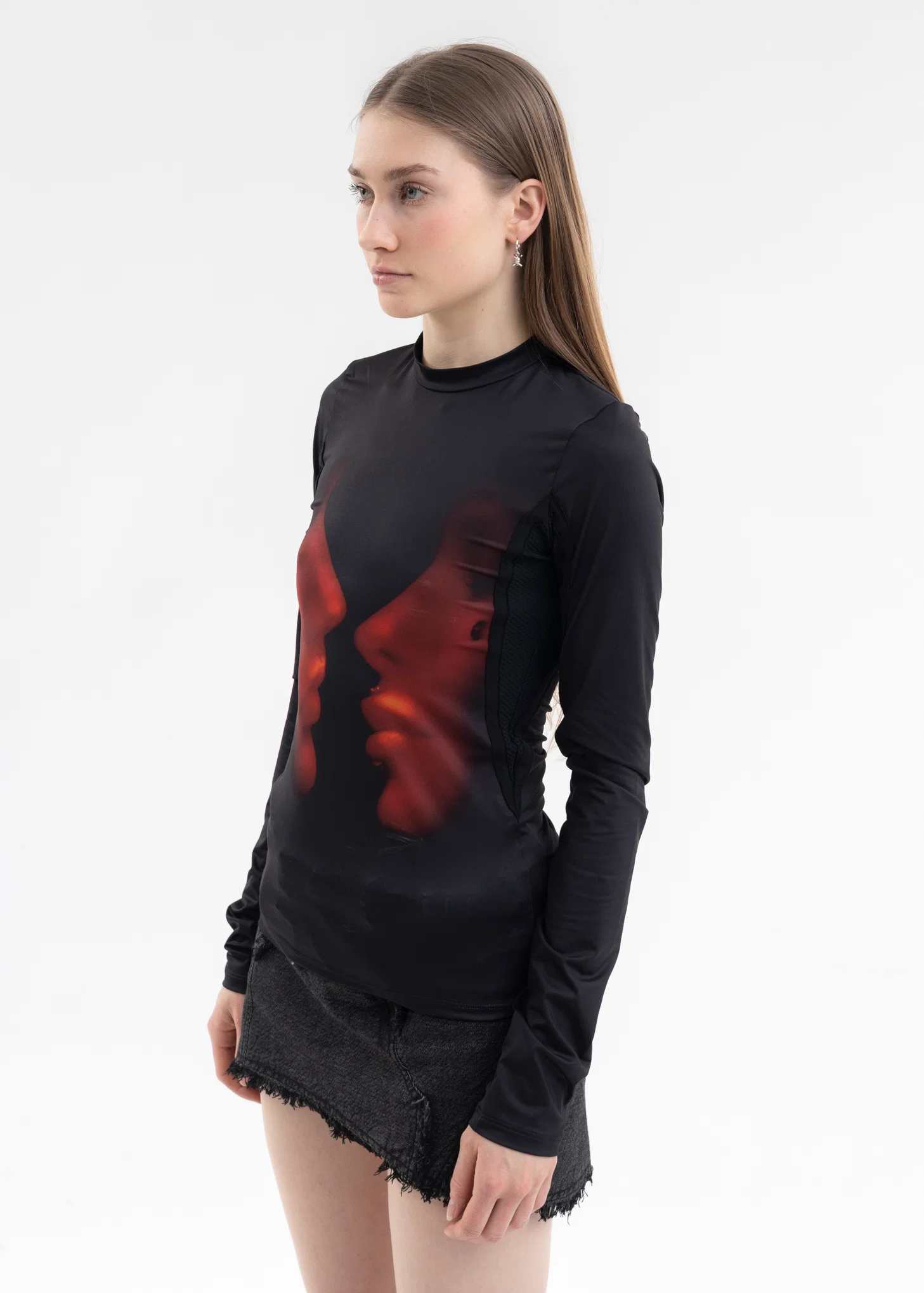 BLACK KISS TECHNICAL LONG SLEEVE T-SHIRT - Image 3