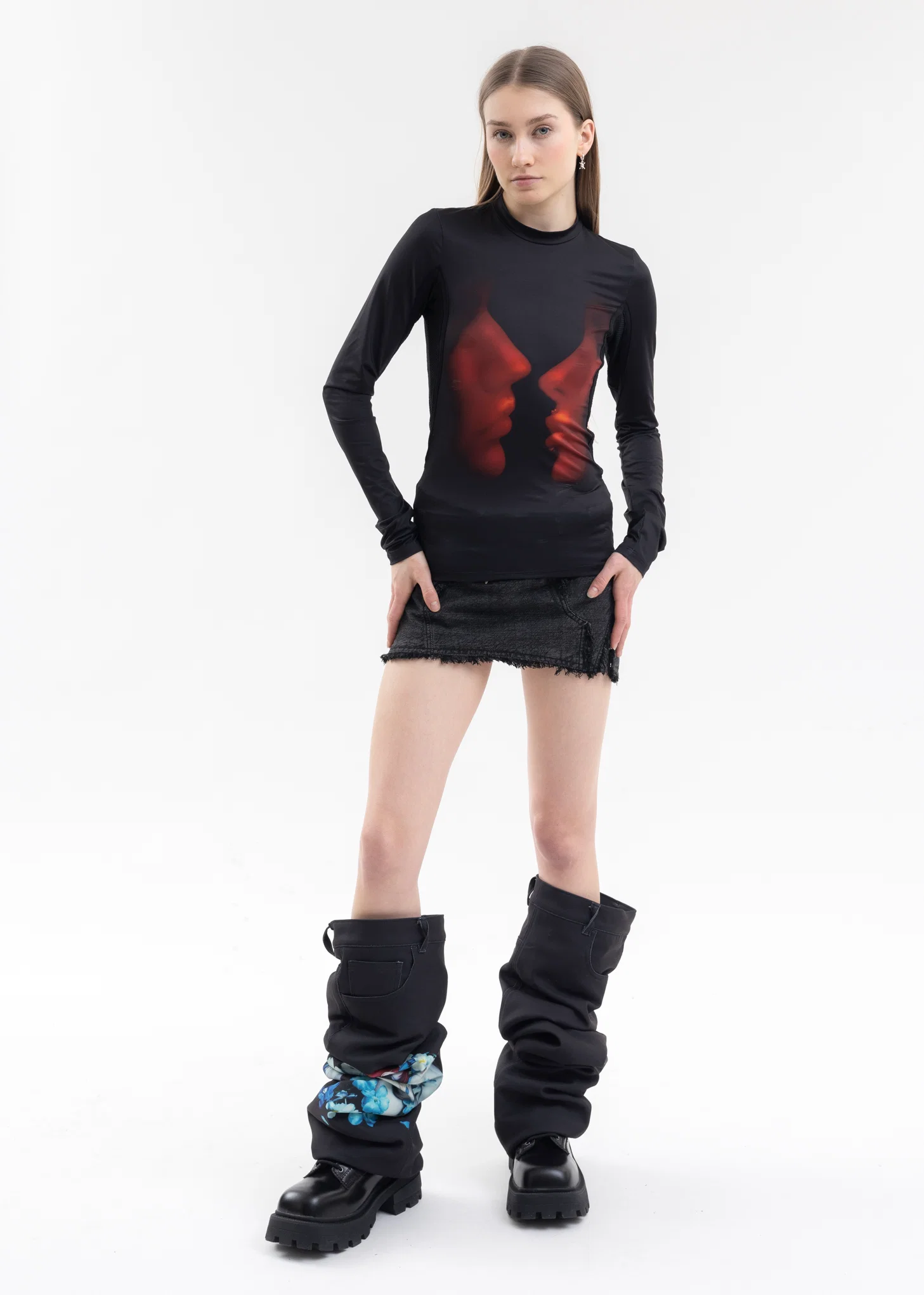 BLACK KISS TECHNICAL LONG SLEEVE T-SHIRT - Image 6