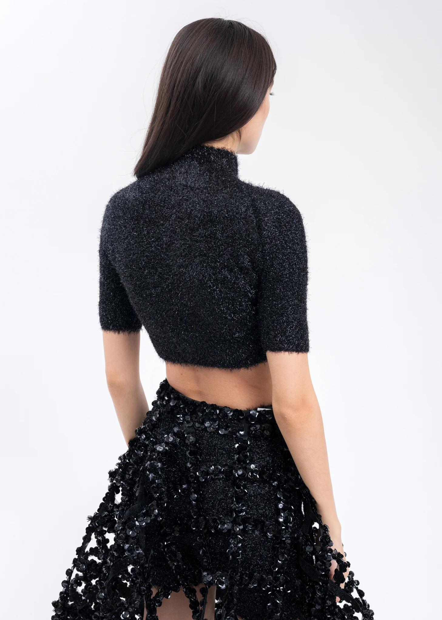 Black Knit Top - Image 2