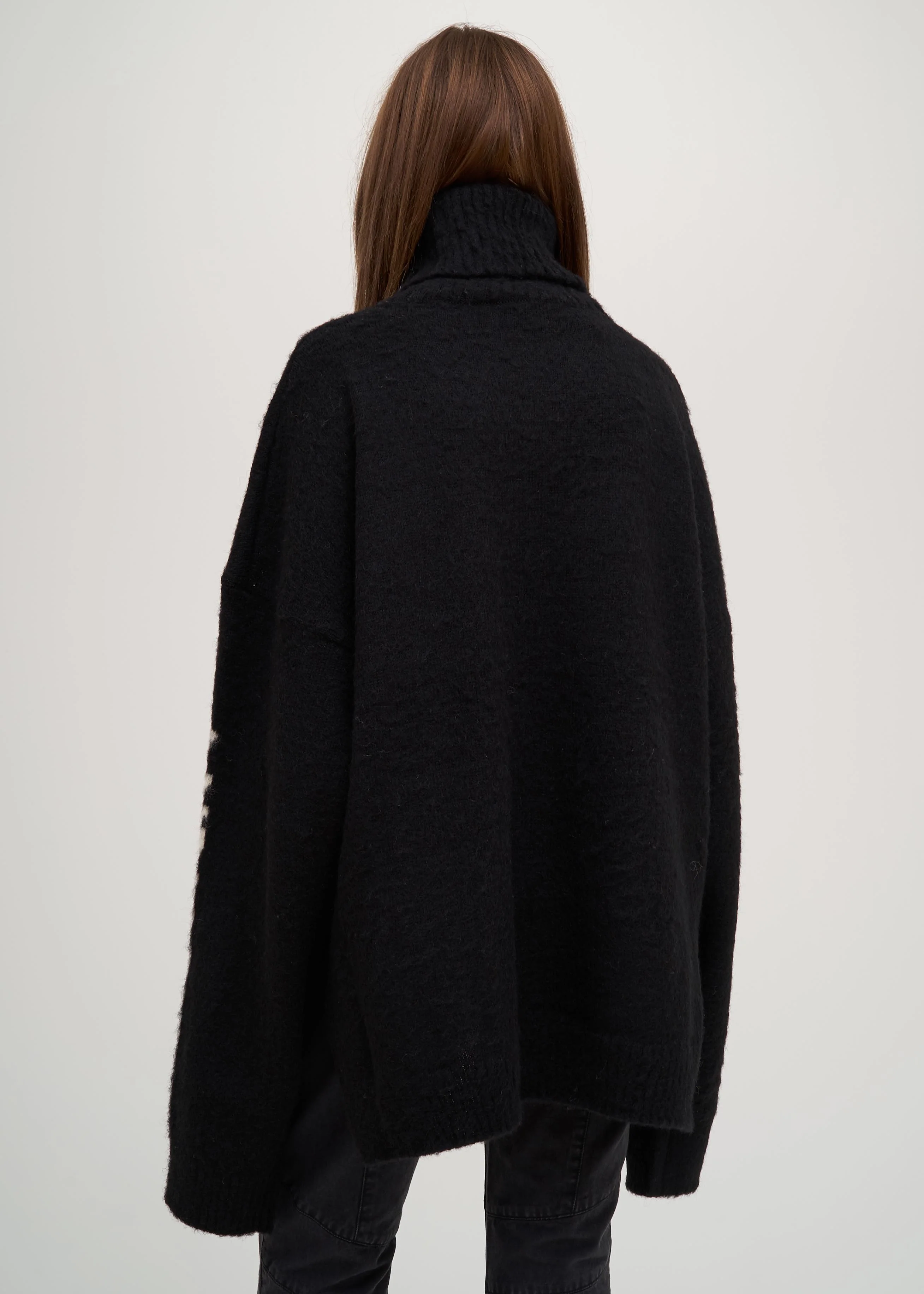 Black Knit Turtle Neck - Image 3