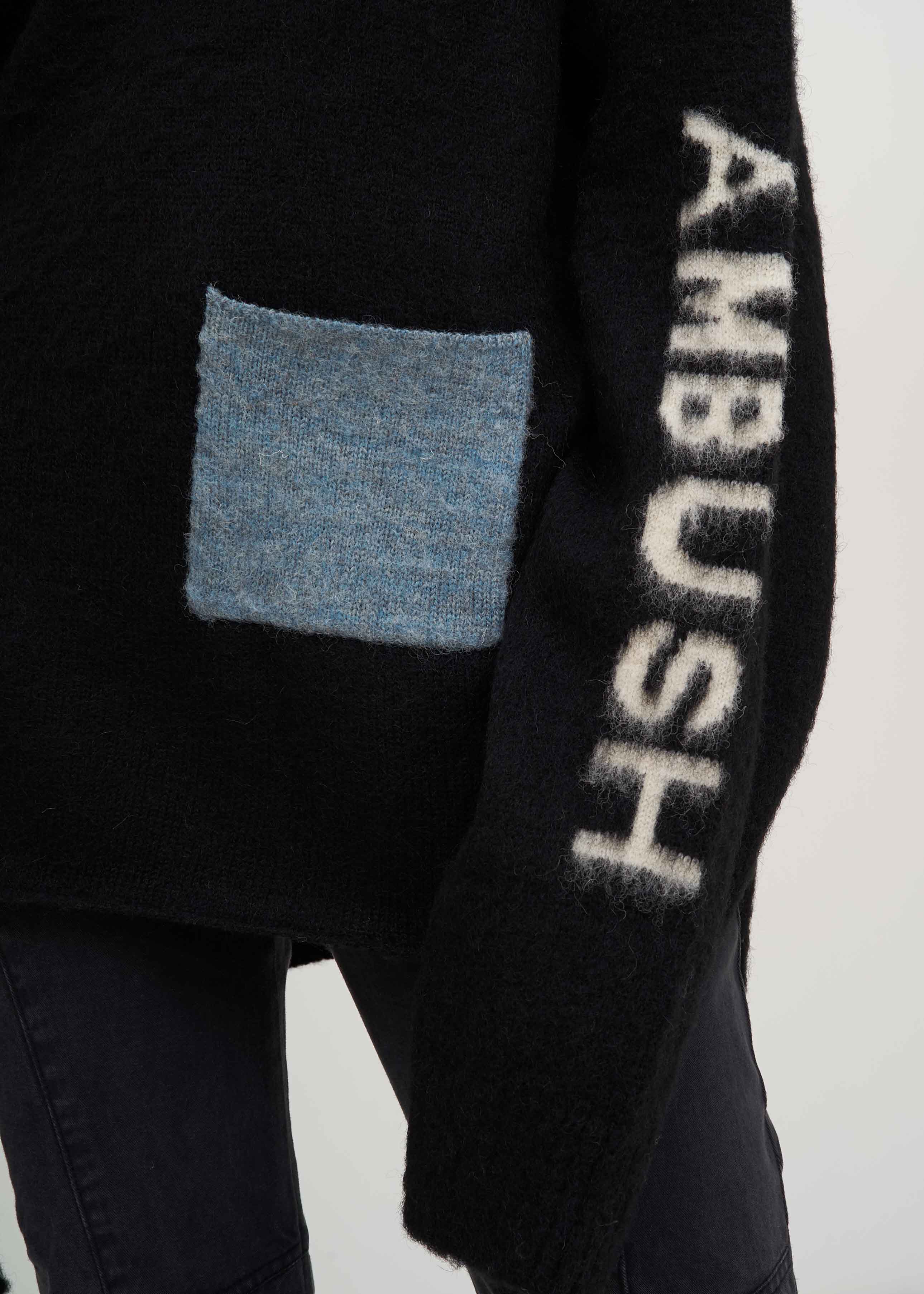 Black Knit Turtle Neck - Image 5