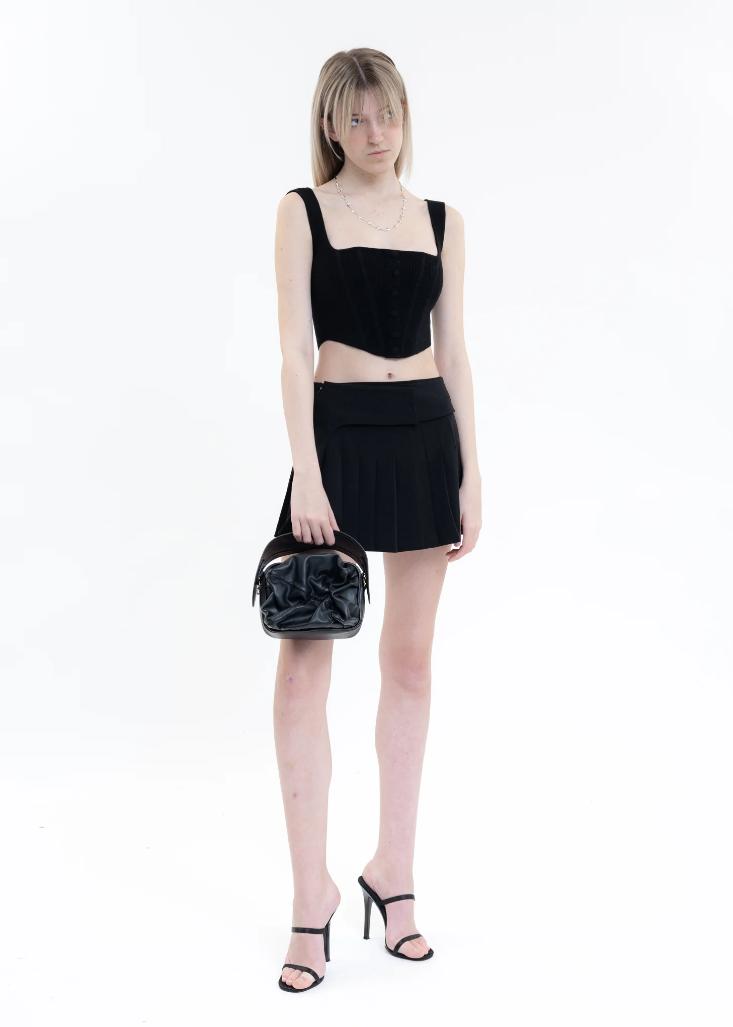 Black Knitted Corset - Image 5