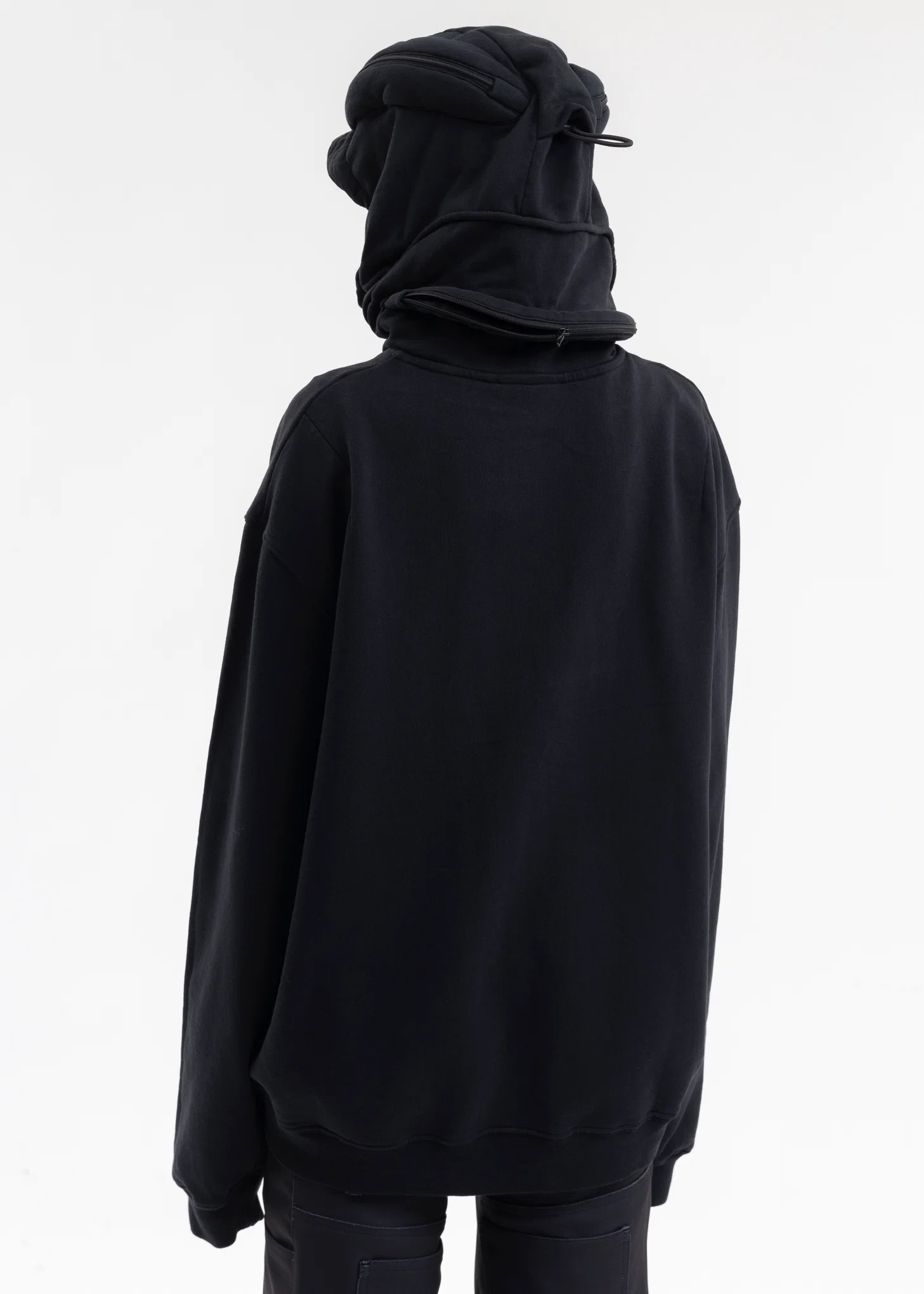 BLACK KSK HELMET HOODIE - Image 2
