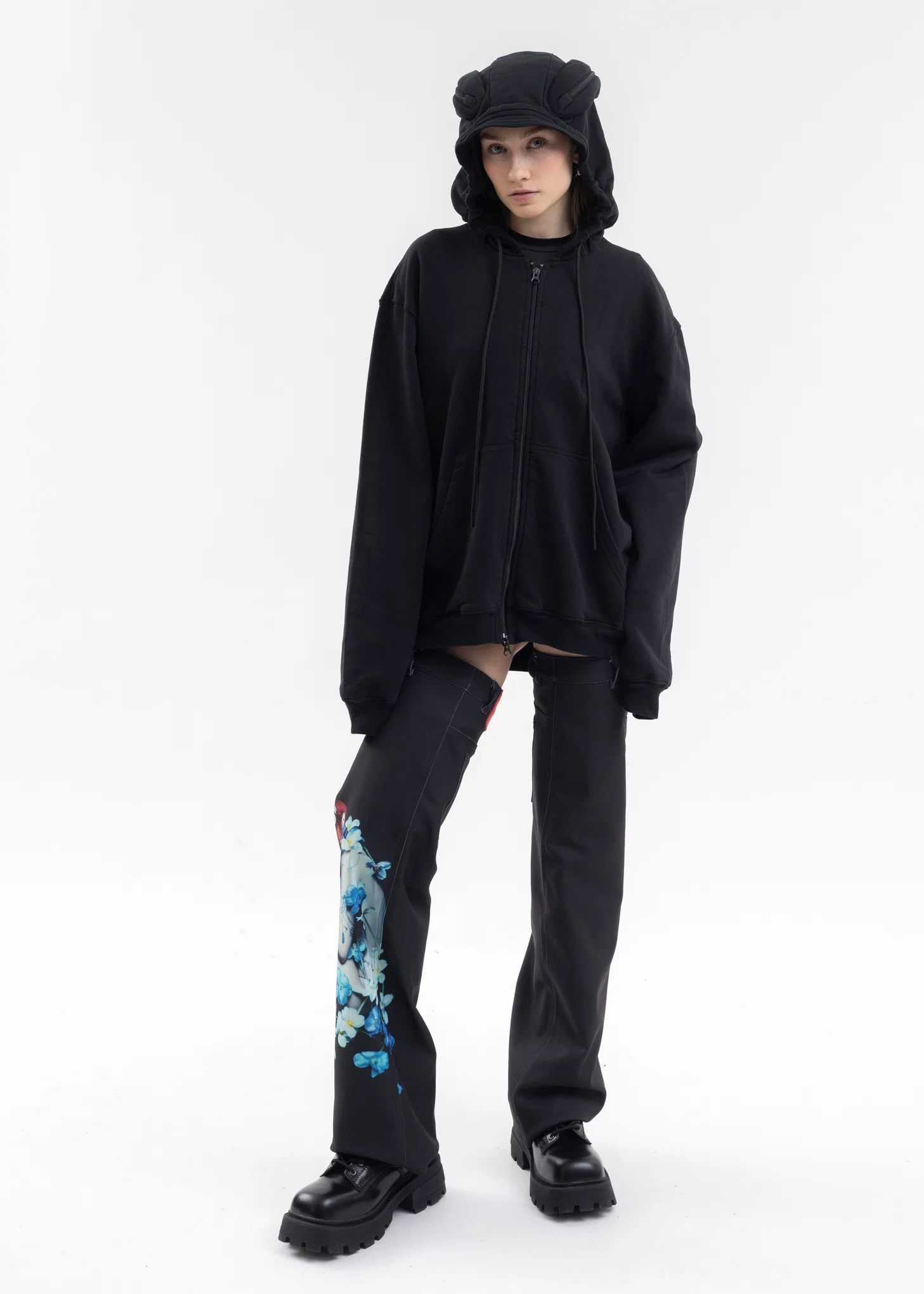 BLACK KSK HELMET HOODIE - Image 6