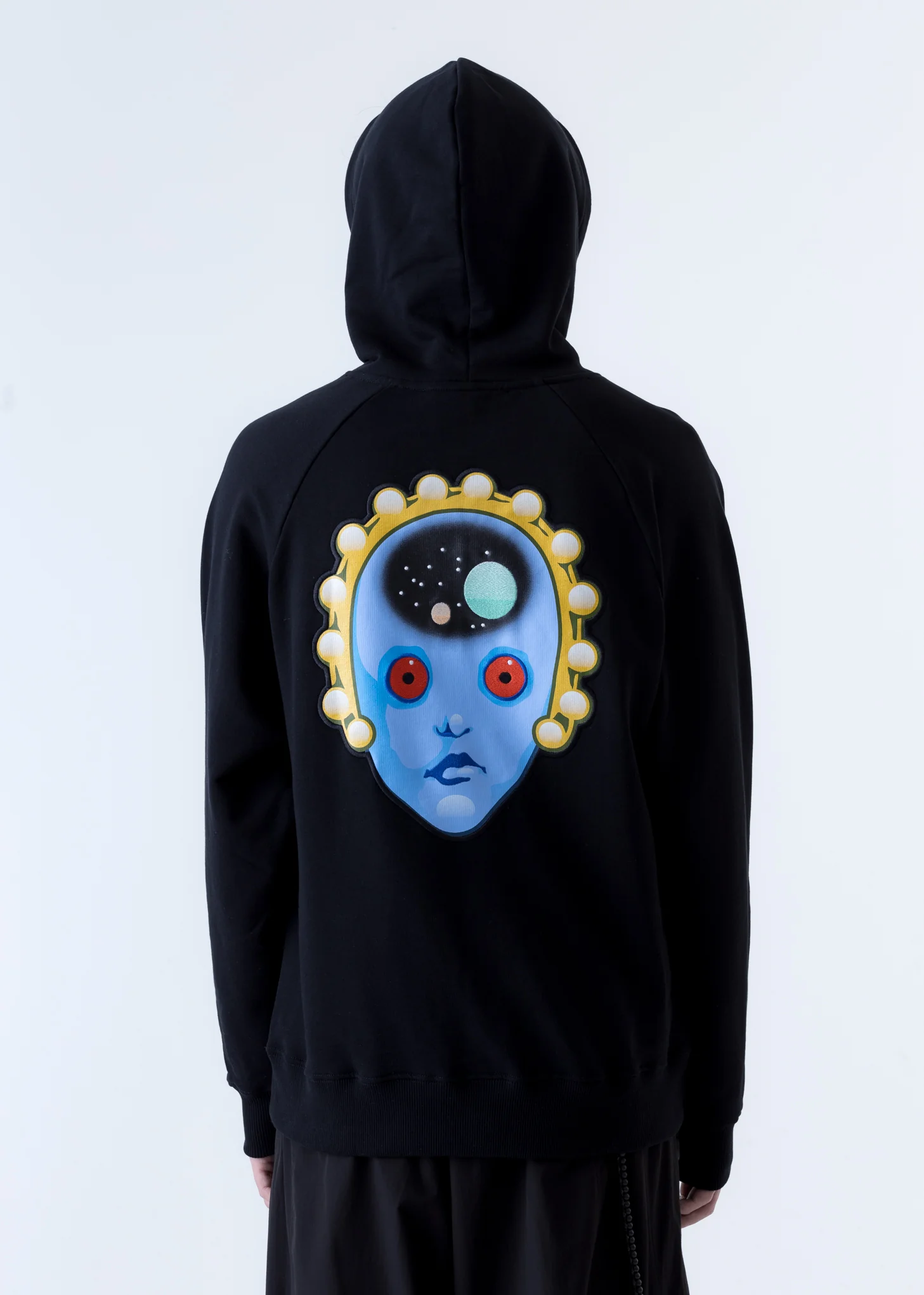 Black LA PLANETE Racing Hoodie - Image 2