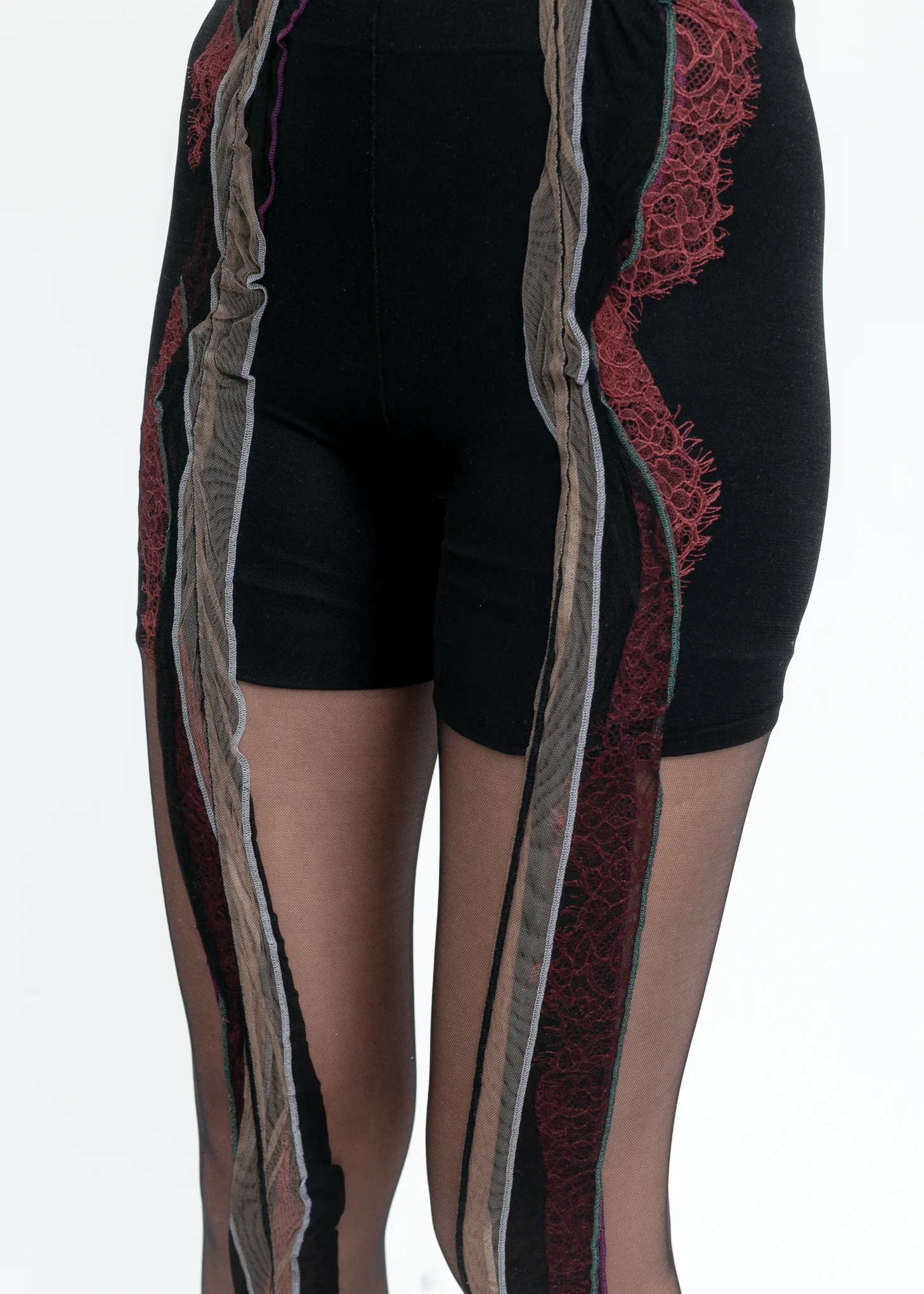 Black Lace Tights - Image 4