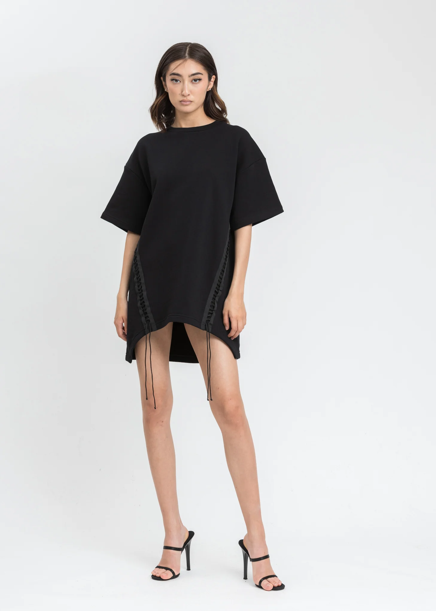 Black Laced T-Shirt - Image 5