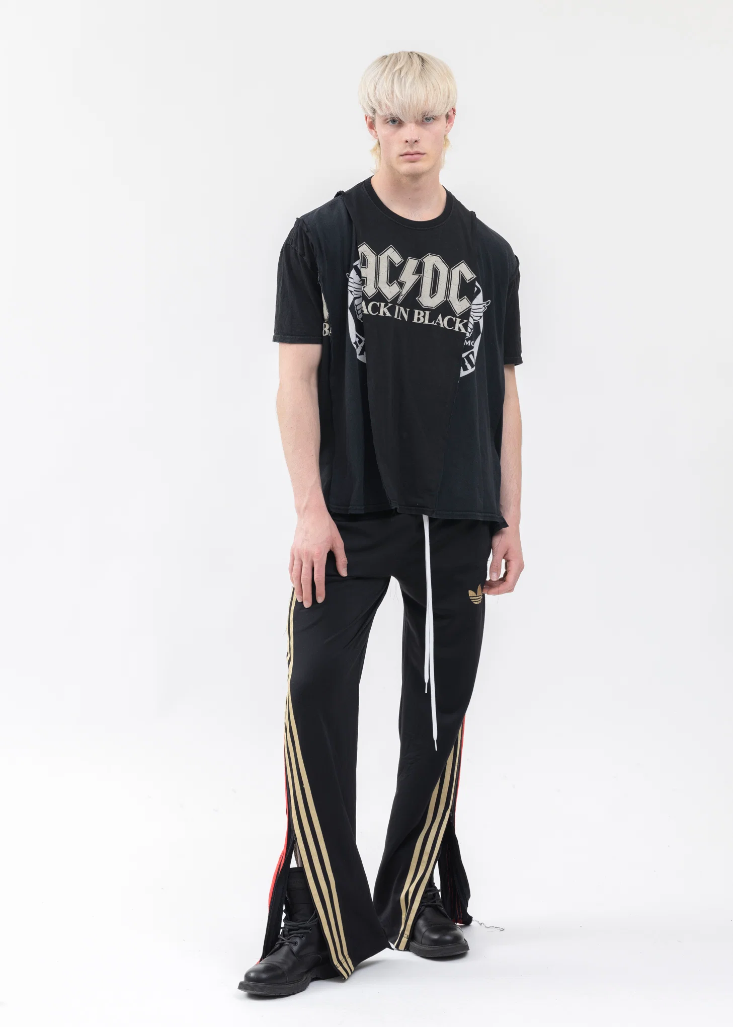 Black Layered Band Tee - Style 2 - Image 5