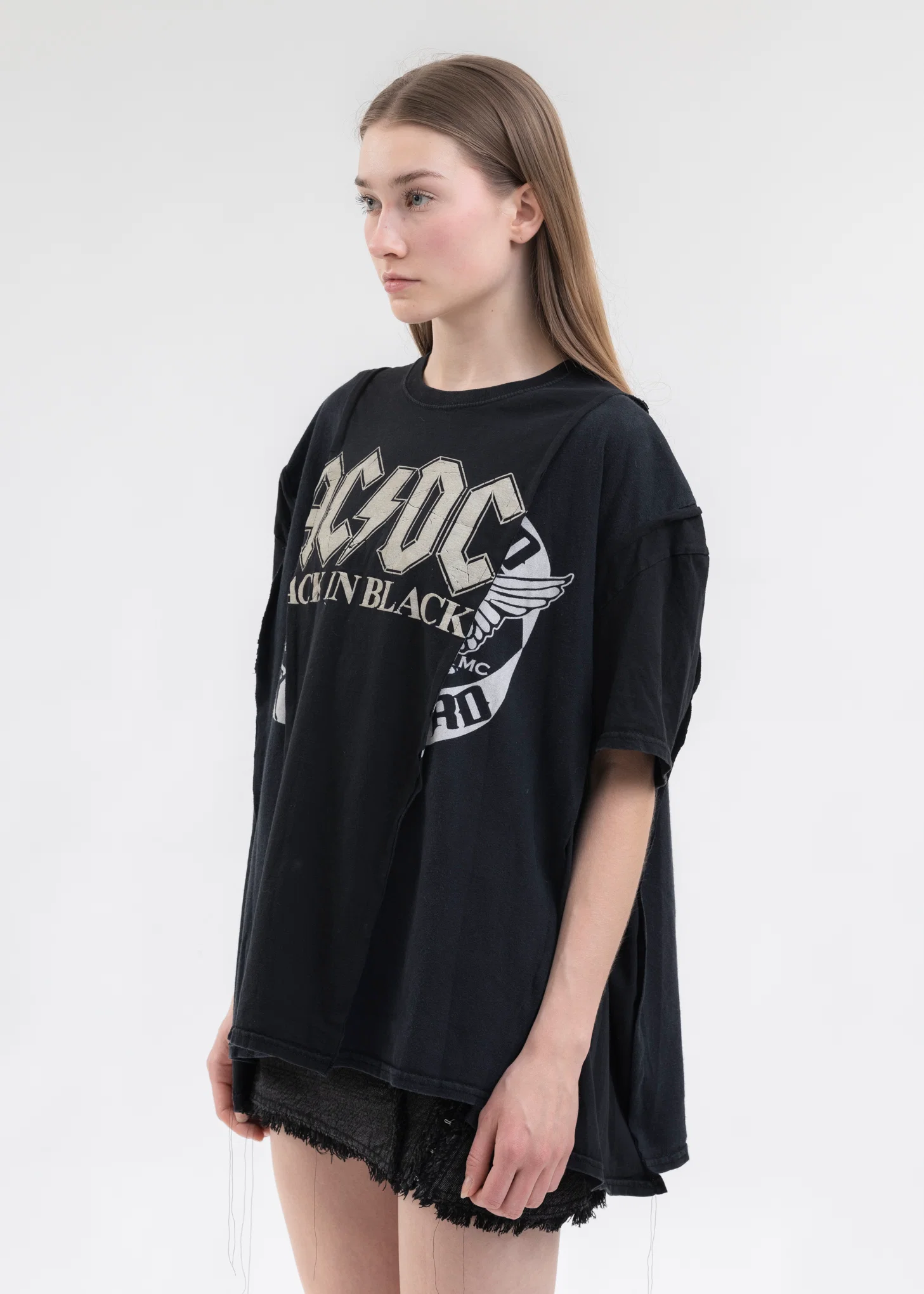 Black Layered Band Tee - Style 2 - Image 3