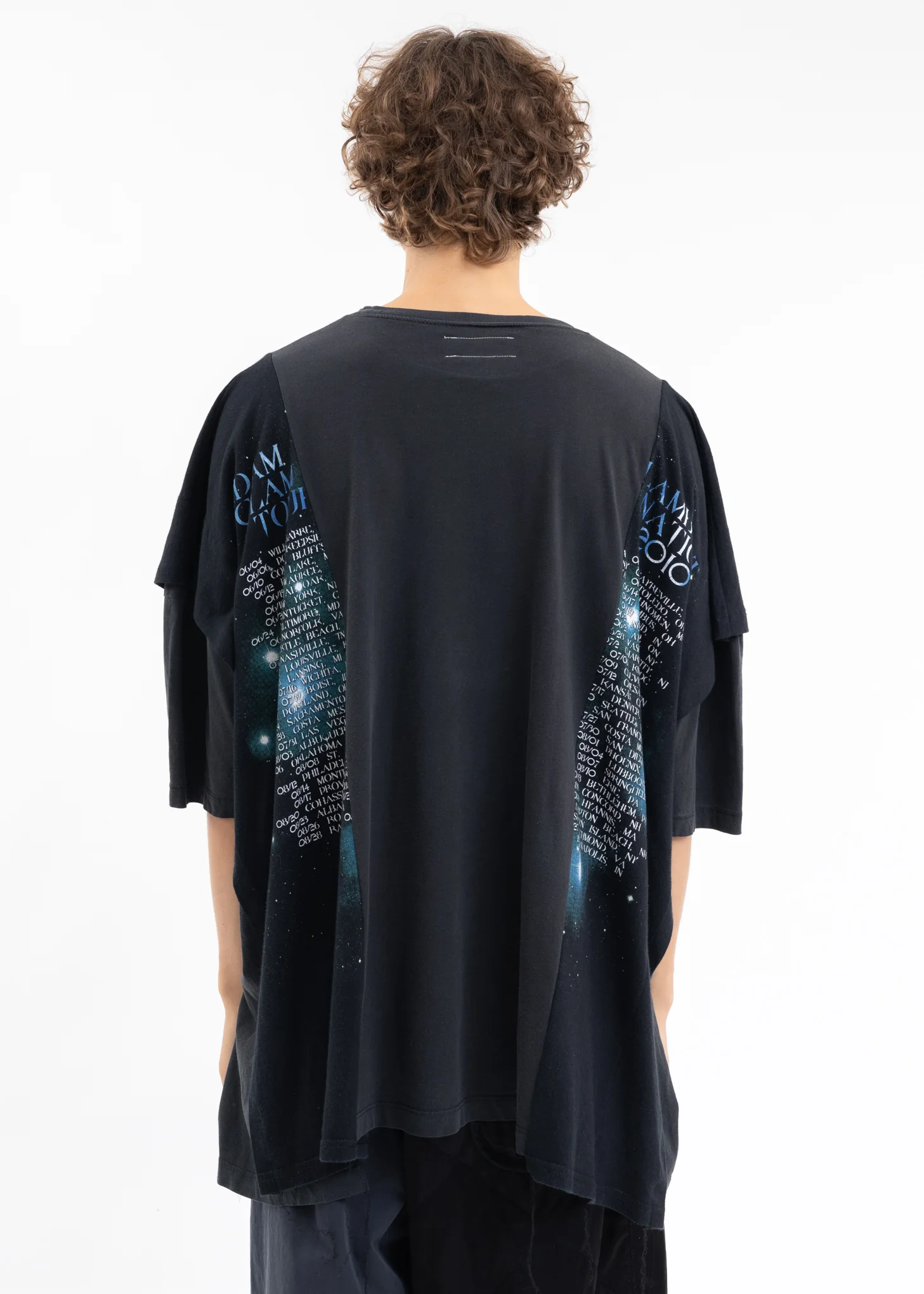 Black Layered Band Tee - Style C - Image 2