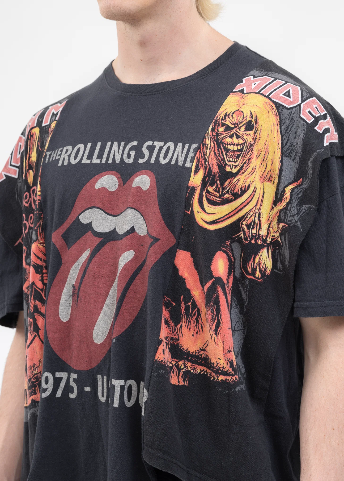 Black Layered Band Tee - Style 1 - Image 2