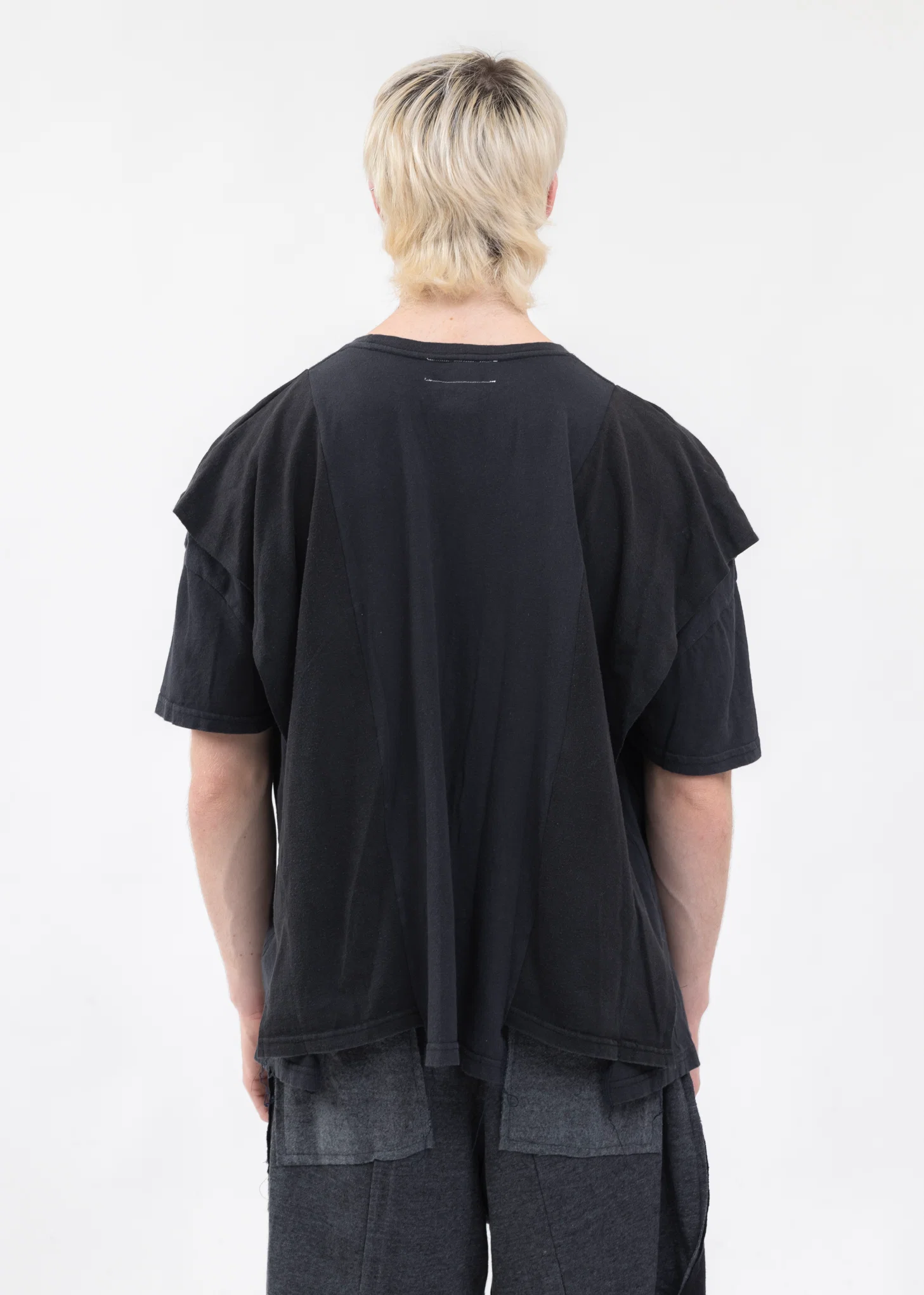 Black Layered Band Tee - Style 1 - Image 4