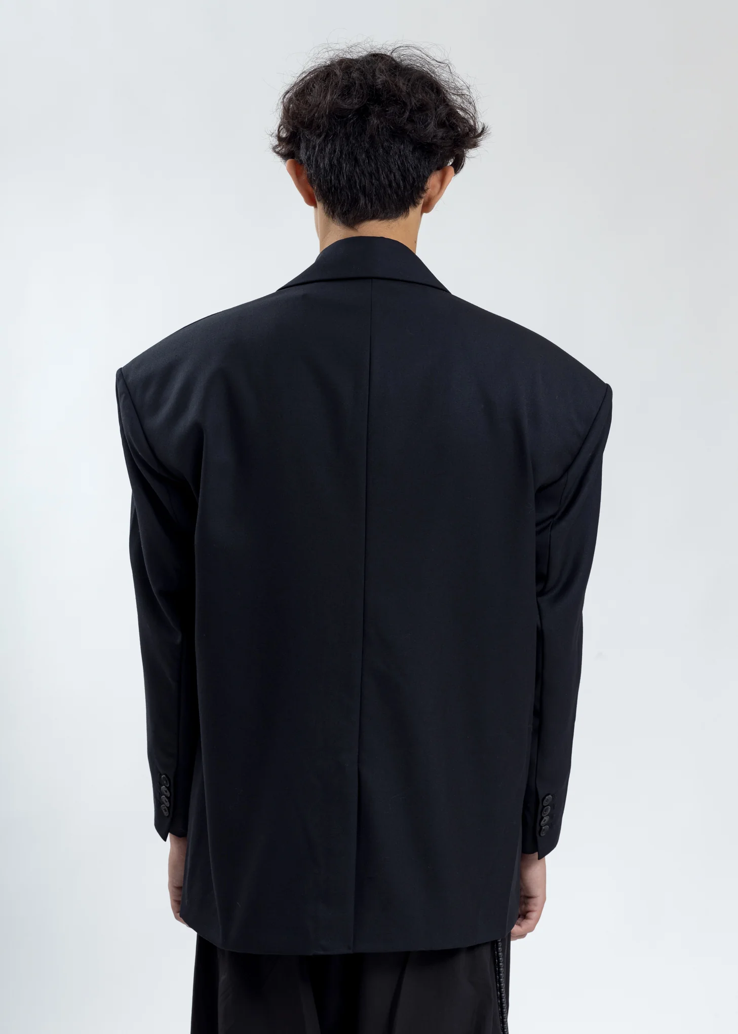 Black Layered Blazer - Image 4
