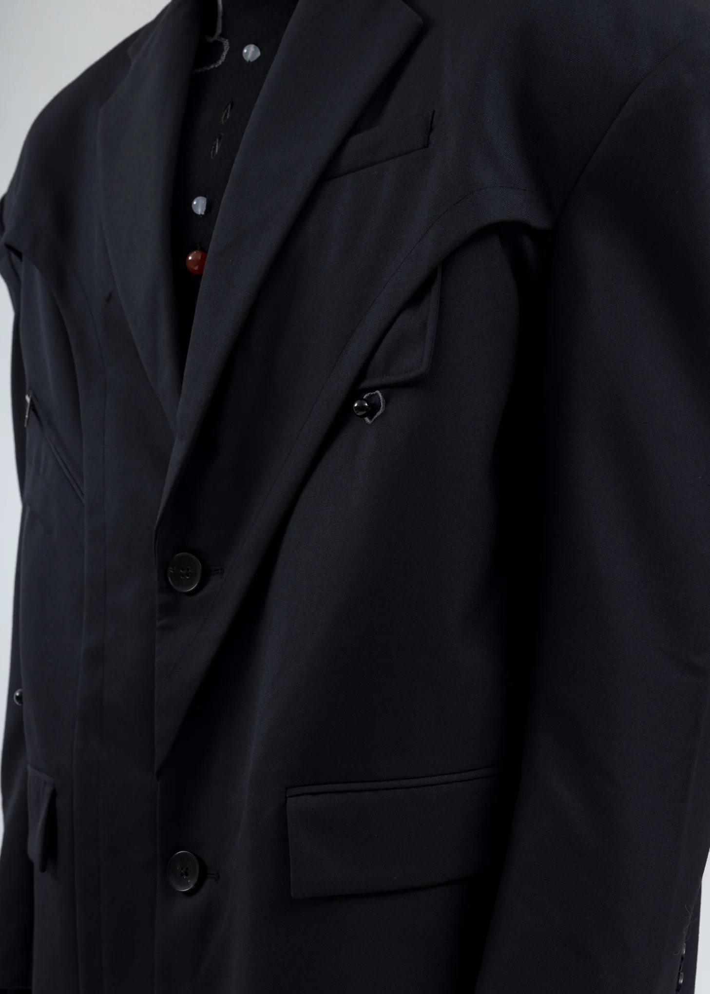 Black Layered Blazer - Image 6