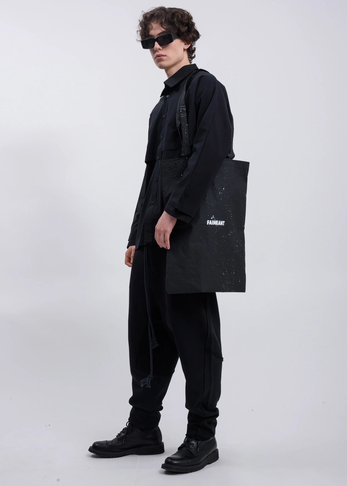 Black Layered Multi Pocket Shirt - Image 6
