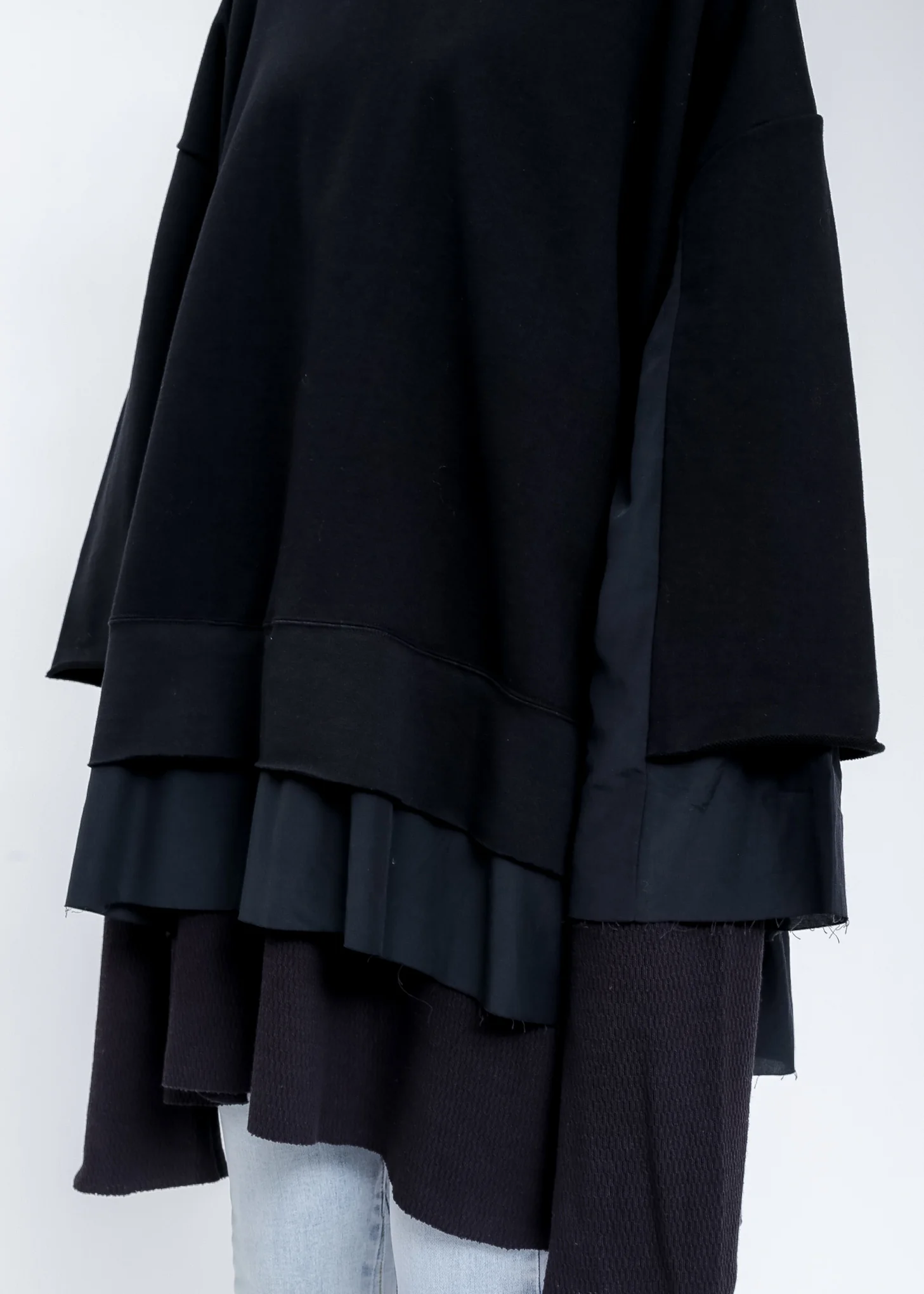 Black Layered Sweater - Image 4