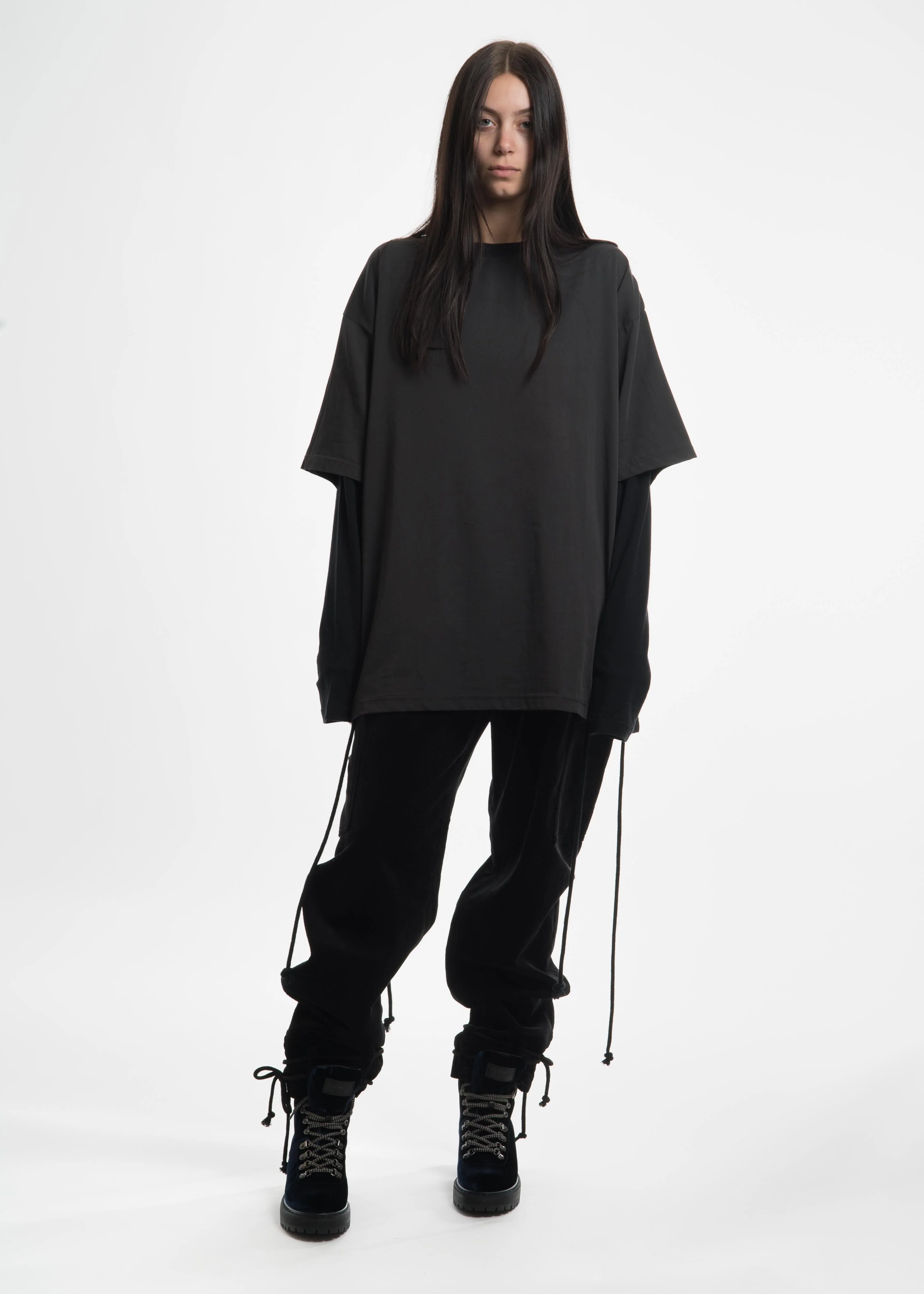 Black Layered T-Shirt - Image 3