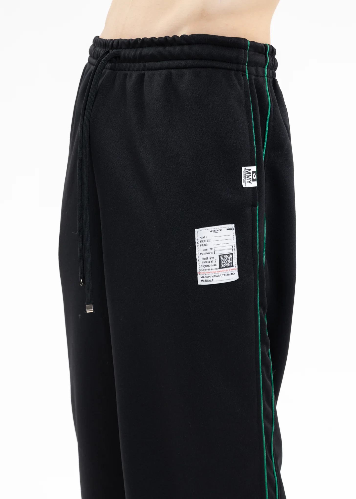 Black Layered Track Pants - Image 4