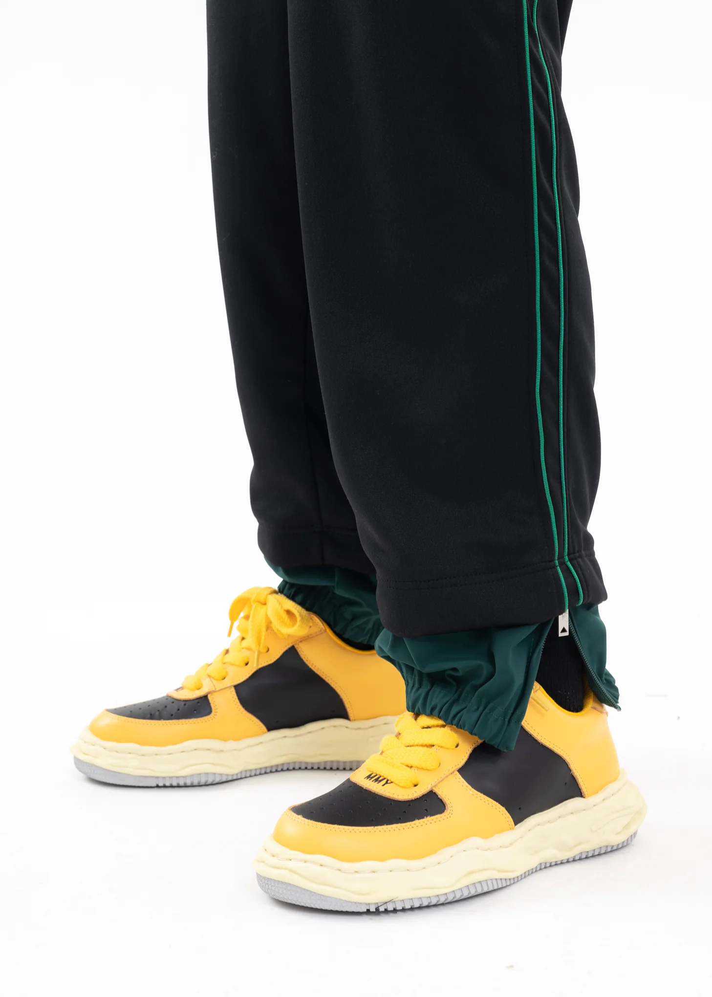 Black Layered Track Pants - Image 5