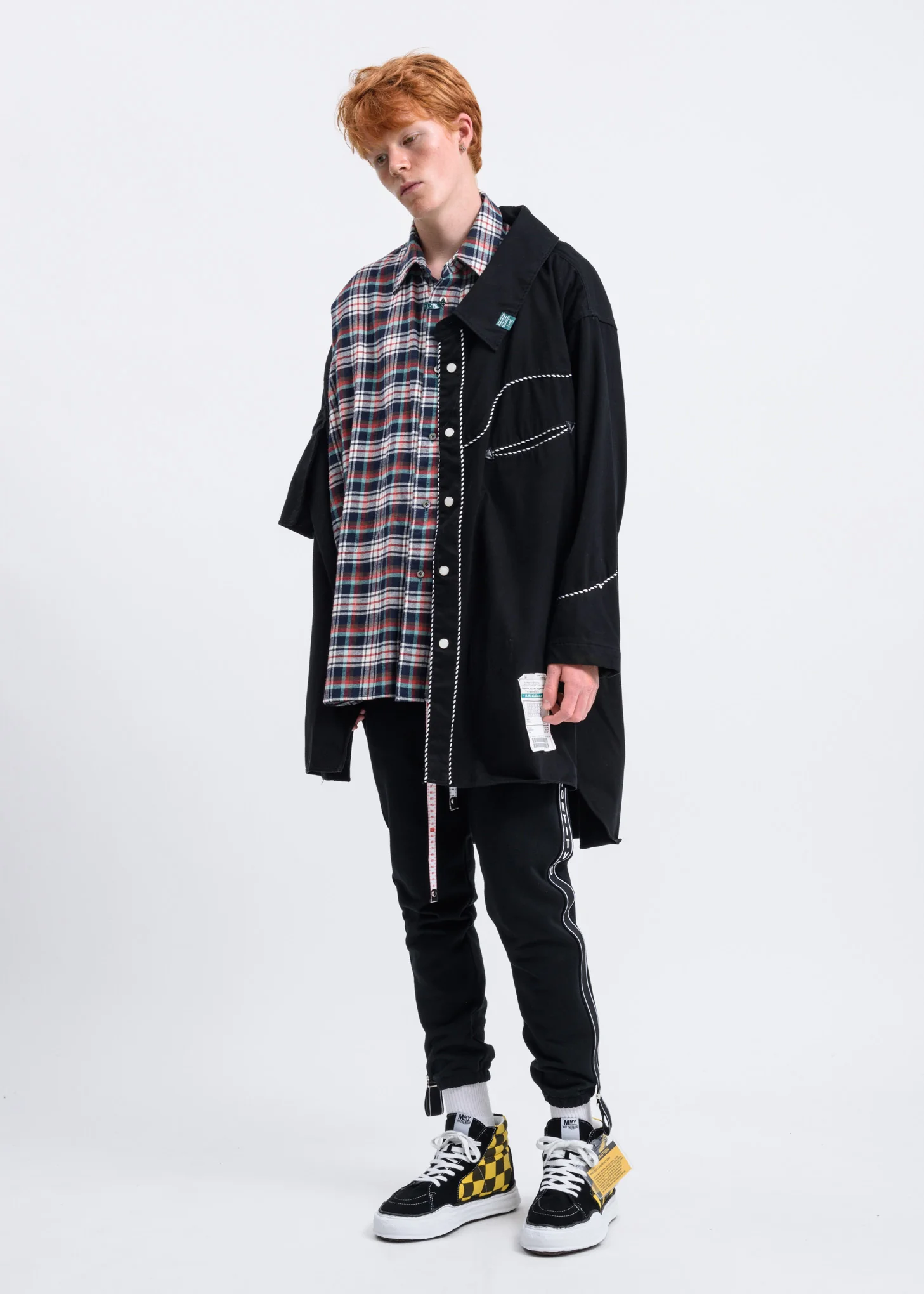 Black Layered Western Shirt - Image 8