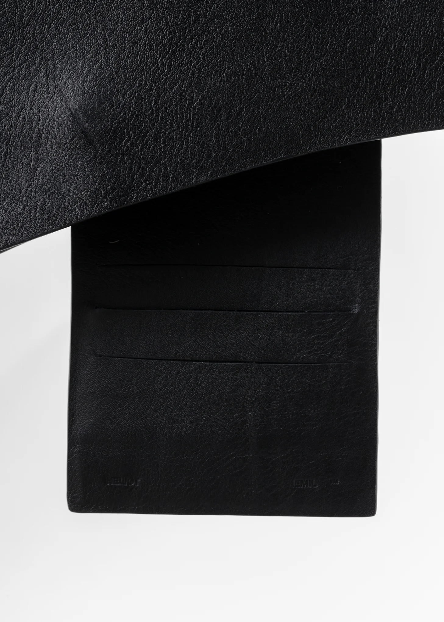 Black Leather Harness Card Holder - Image 5