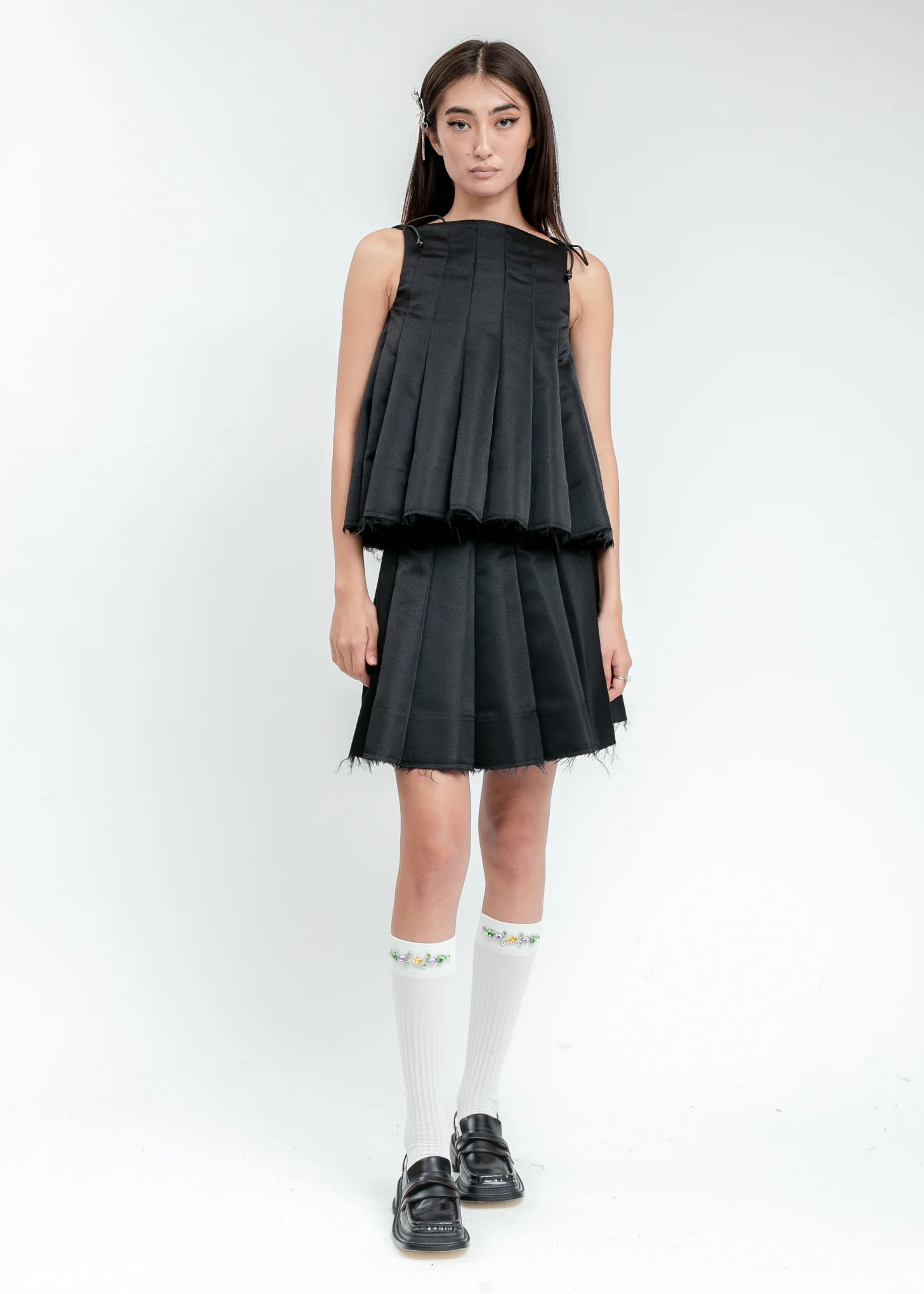 Black Pleated Skirt - Image 5