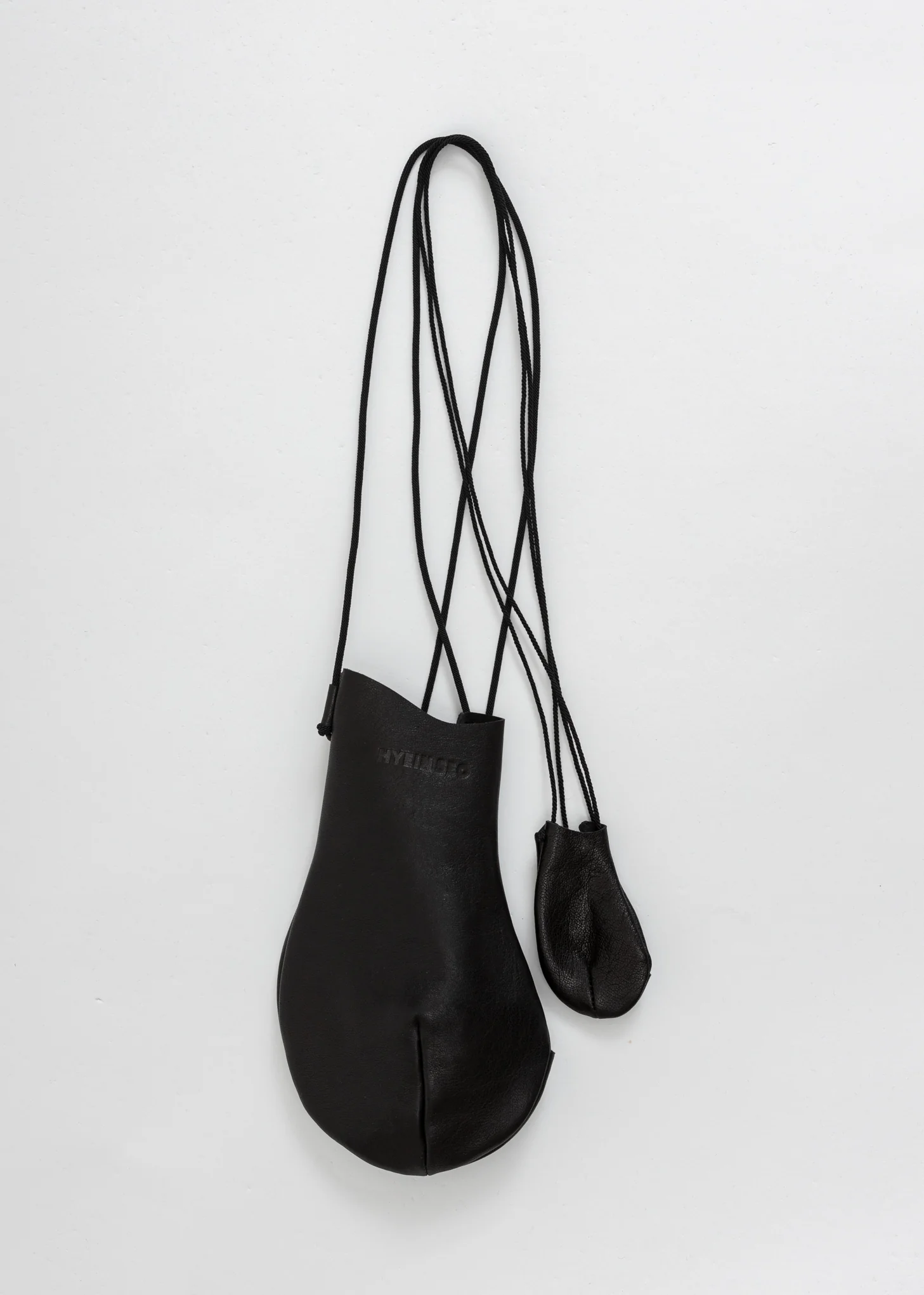 Black Leather Pocket Bag - Image 4