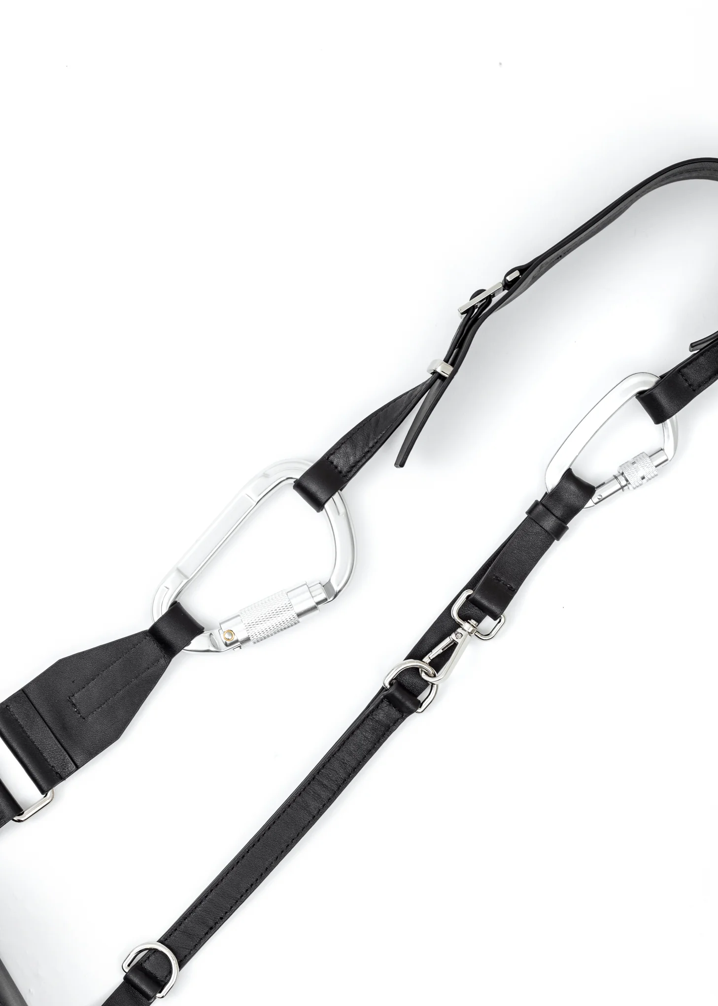 BLACK LEATHER STRAP BOX BAG - Image 6