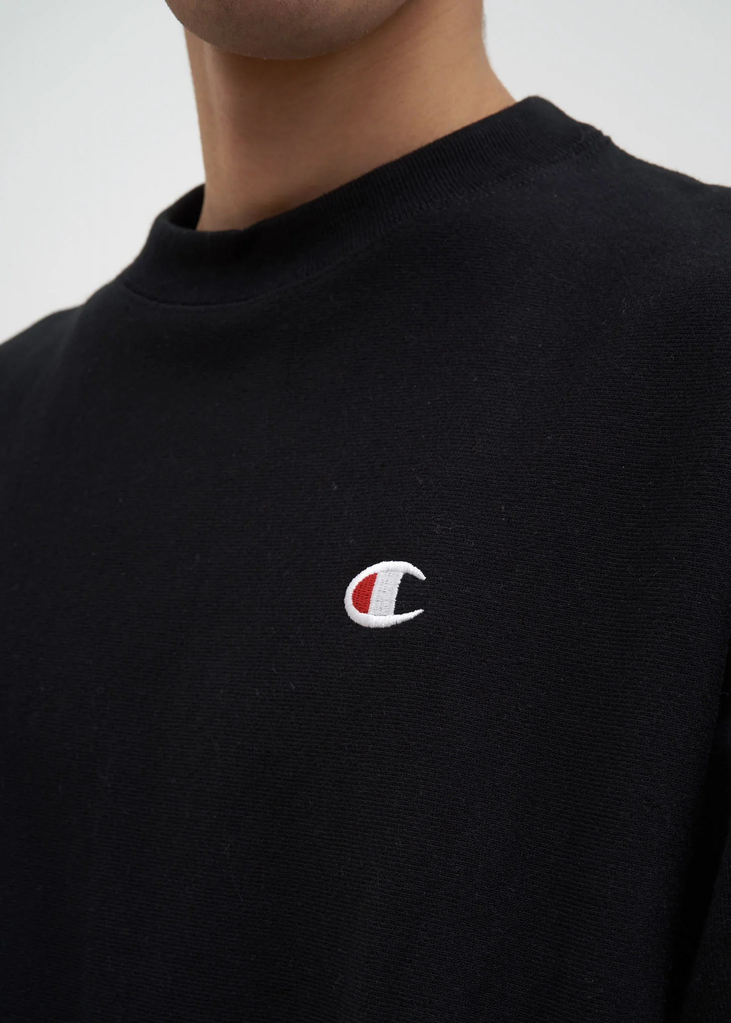 Black Left Chest "C" Logo Sweatshirt - Image 2