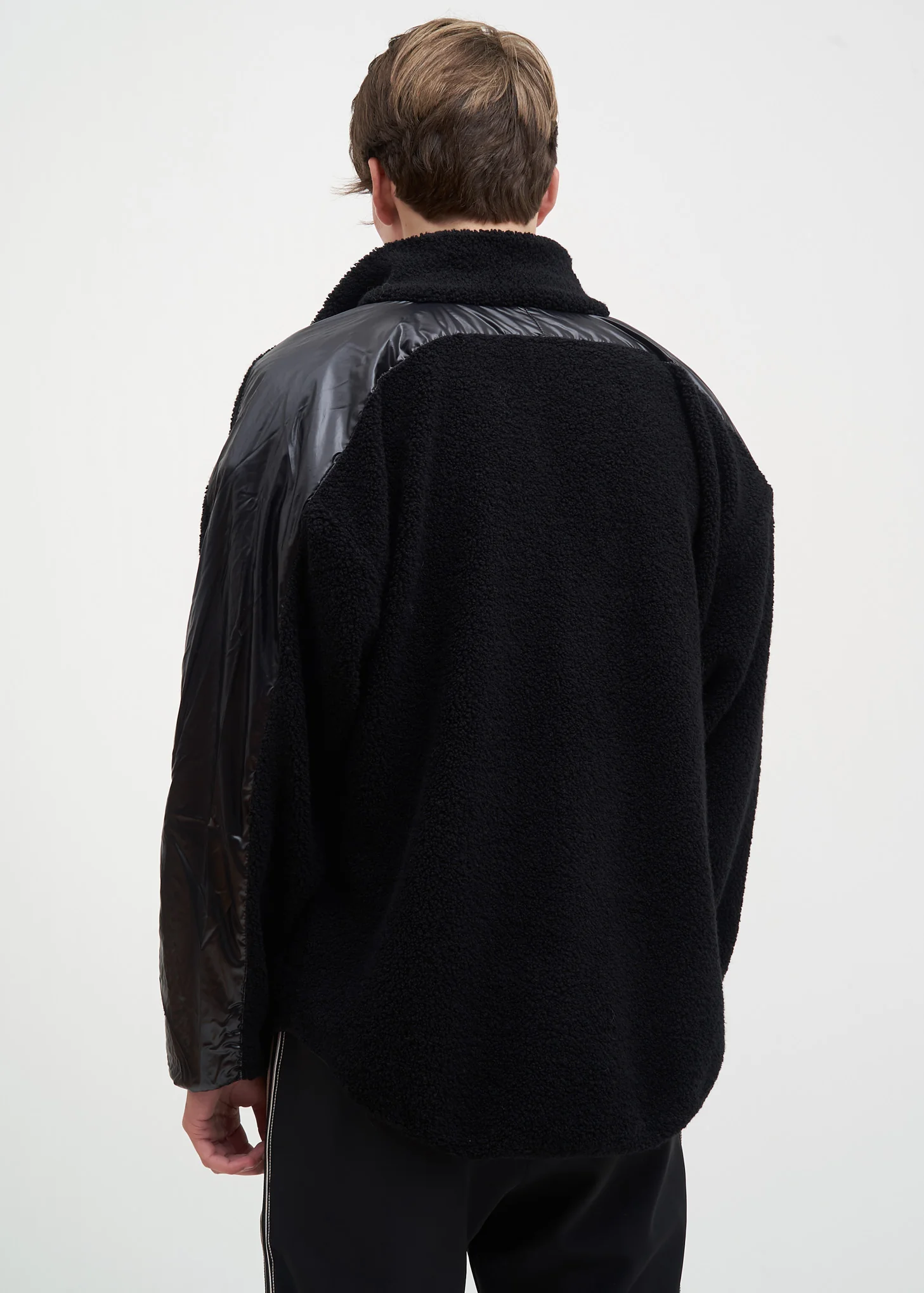 Black Leroy Half-Zip Fleece - Image 4