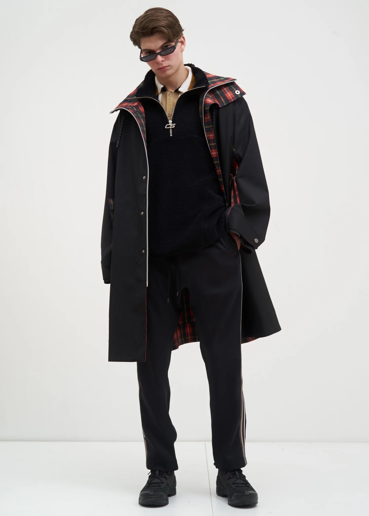 Black Leroy Half-Zip Fleece - Image 6