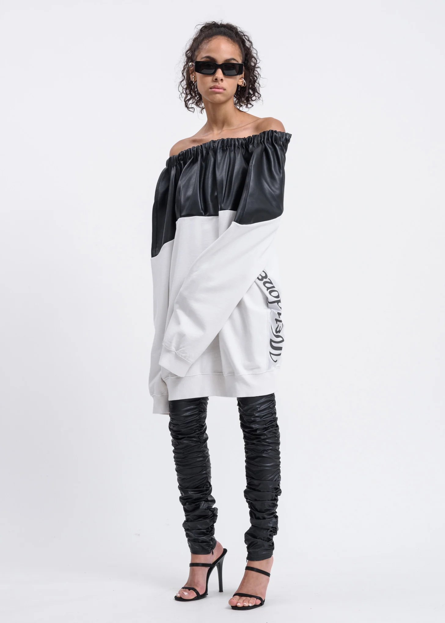 Black Letter Block Sweatshirt - Image 4