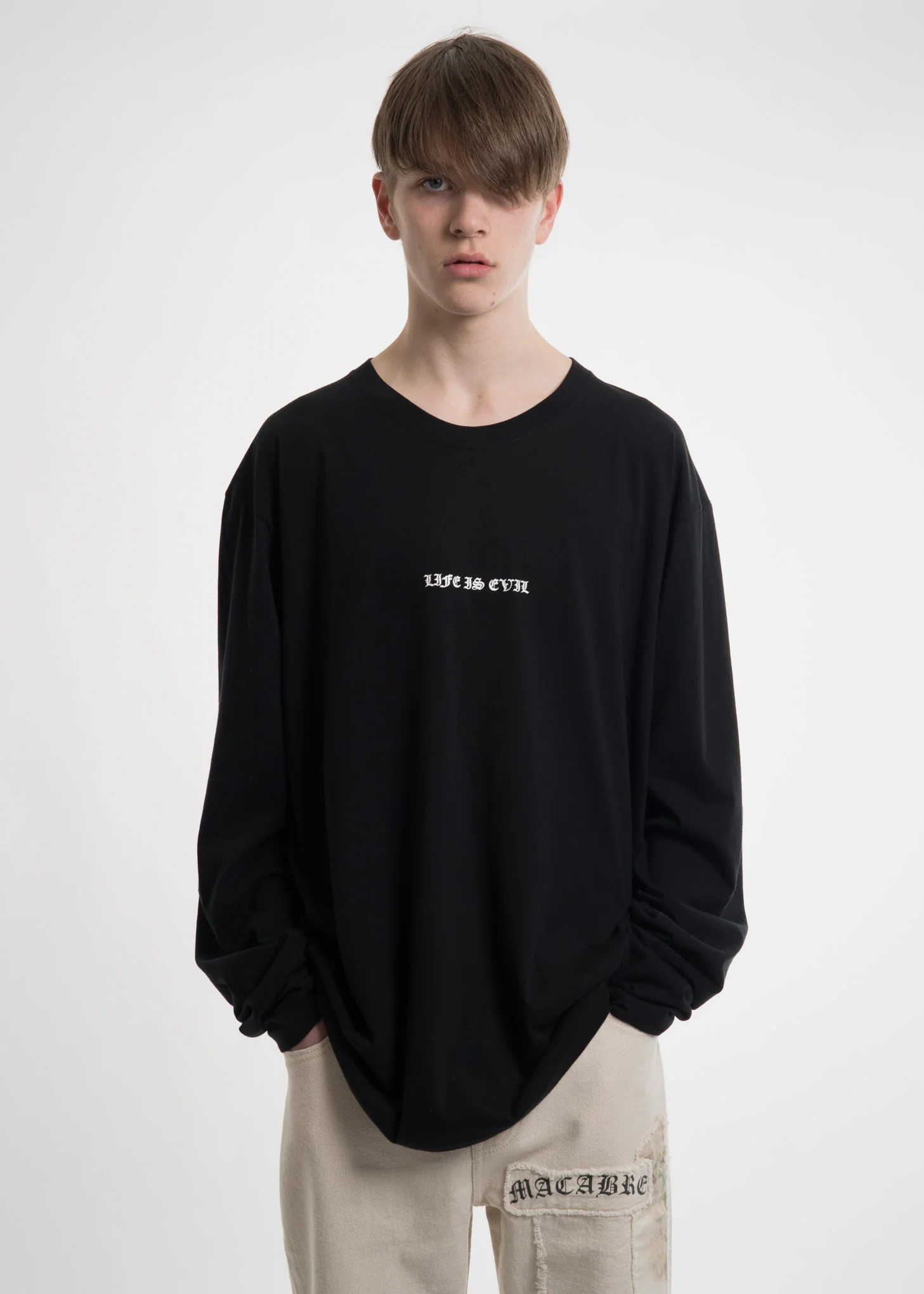 Black "Life is Evil" T-Shirt