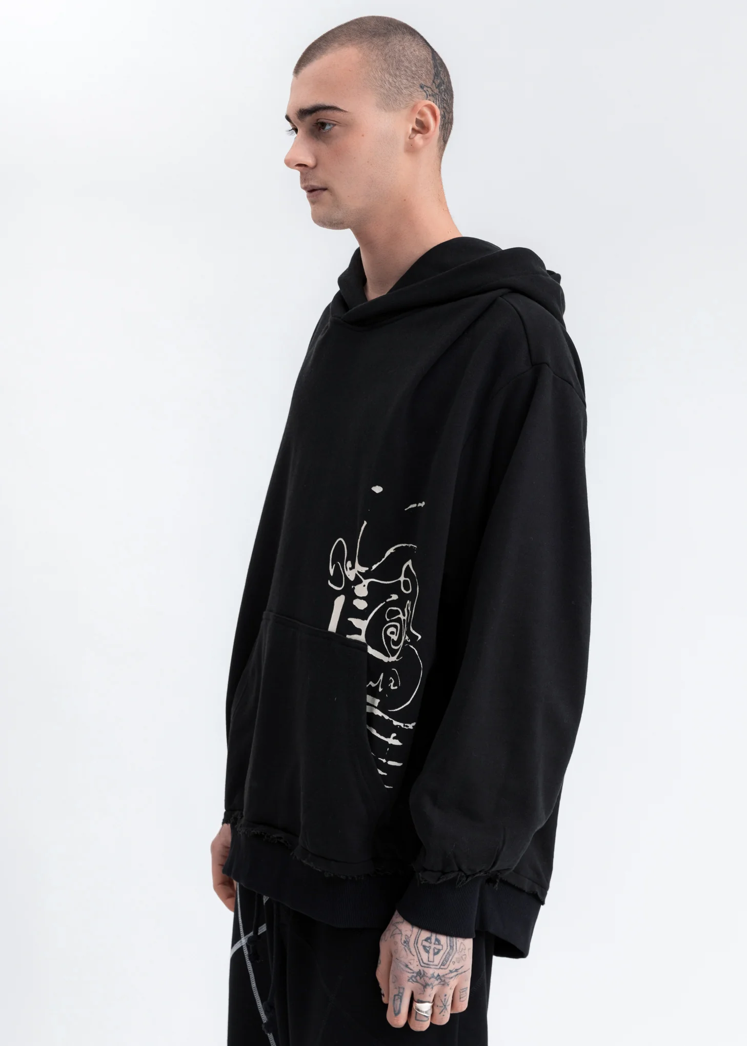 Black â€˜LINELLAE PT. 5â€™ Hoodie - Image 3
