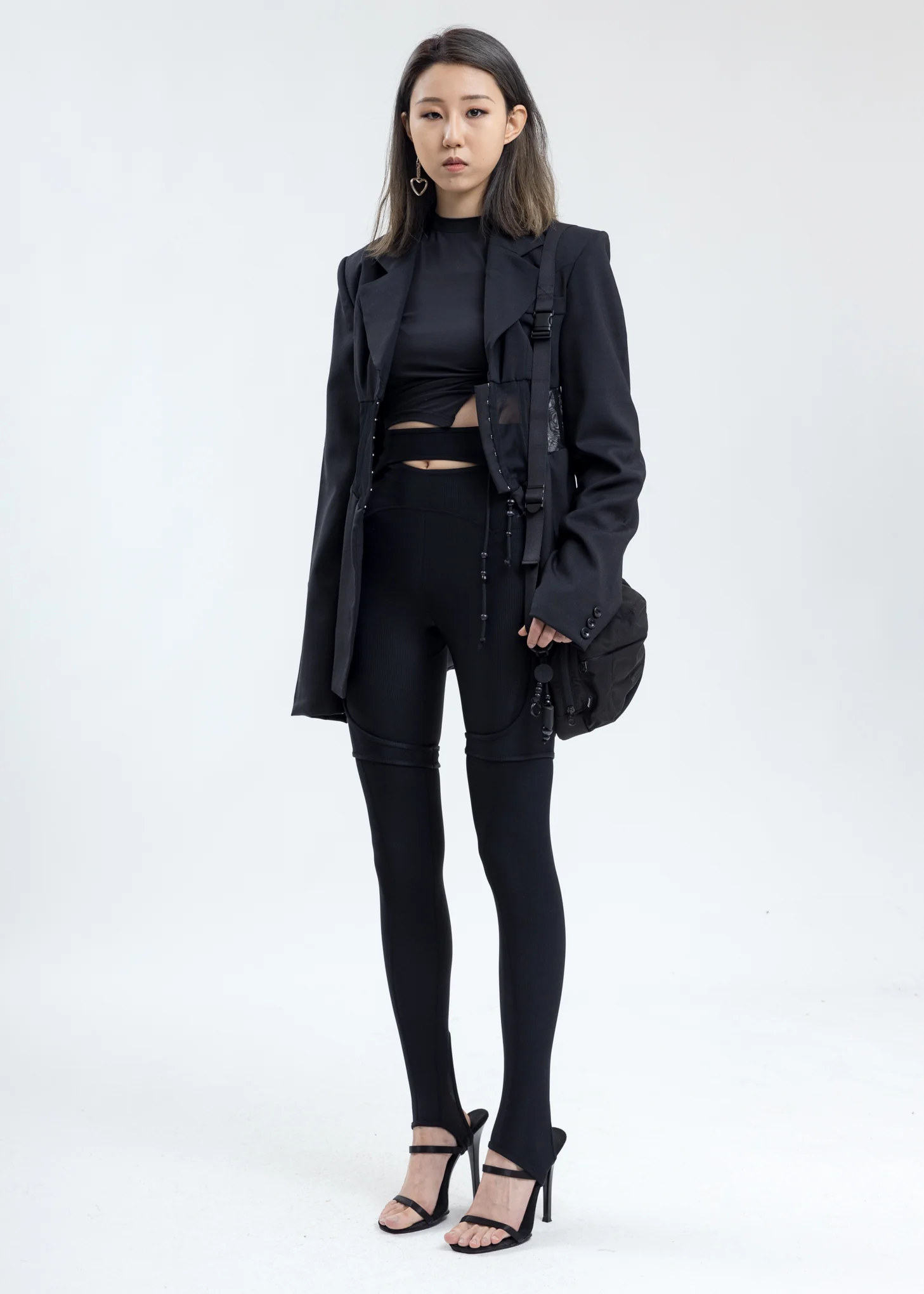 Black Logo Cross Bag - Image 4