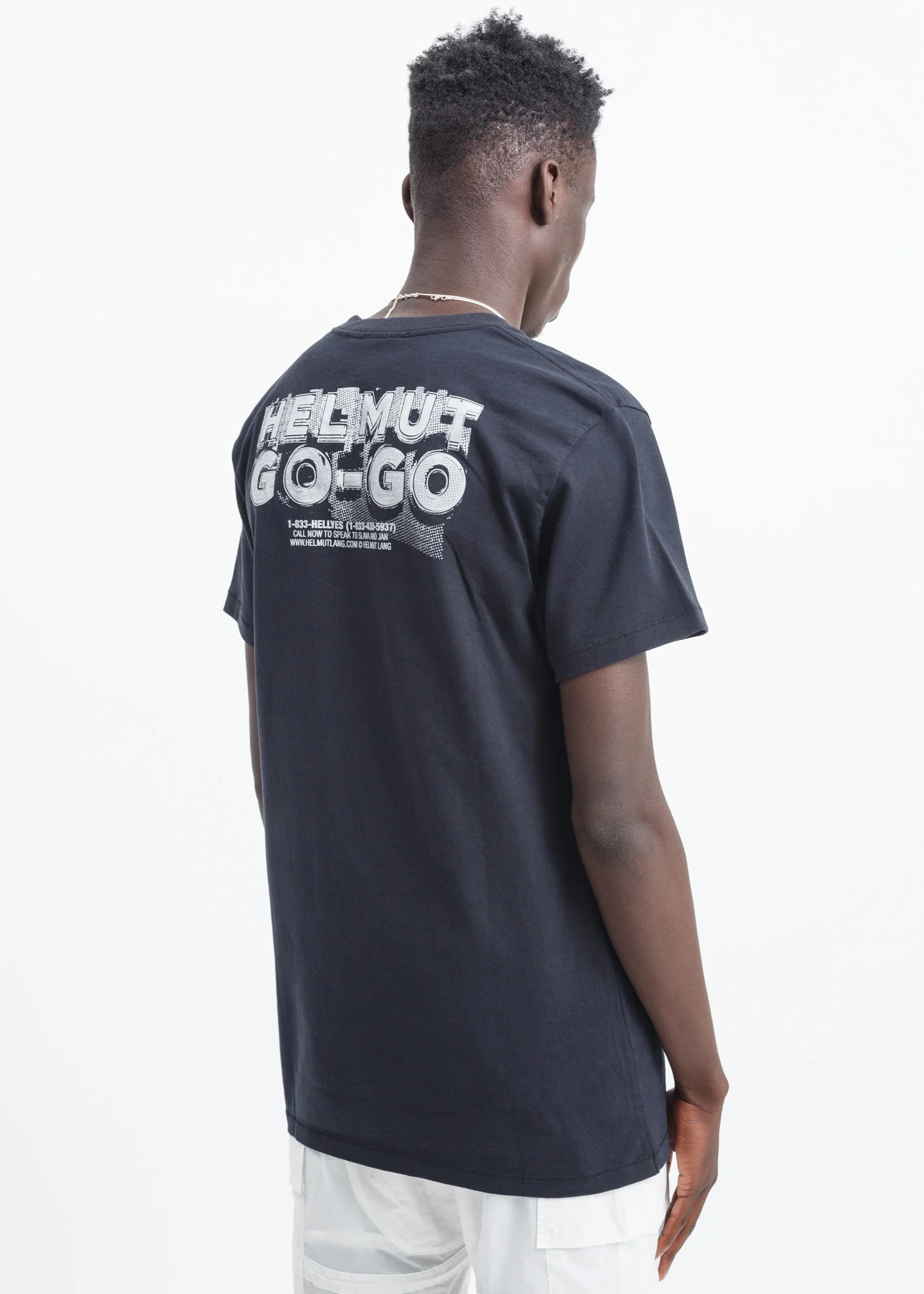 Black Logo Hack T-Shirt - Image 3