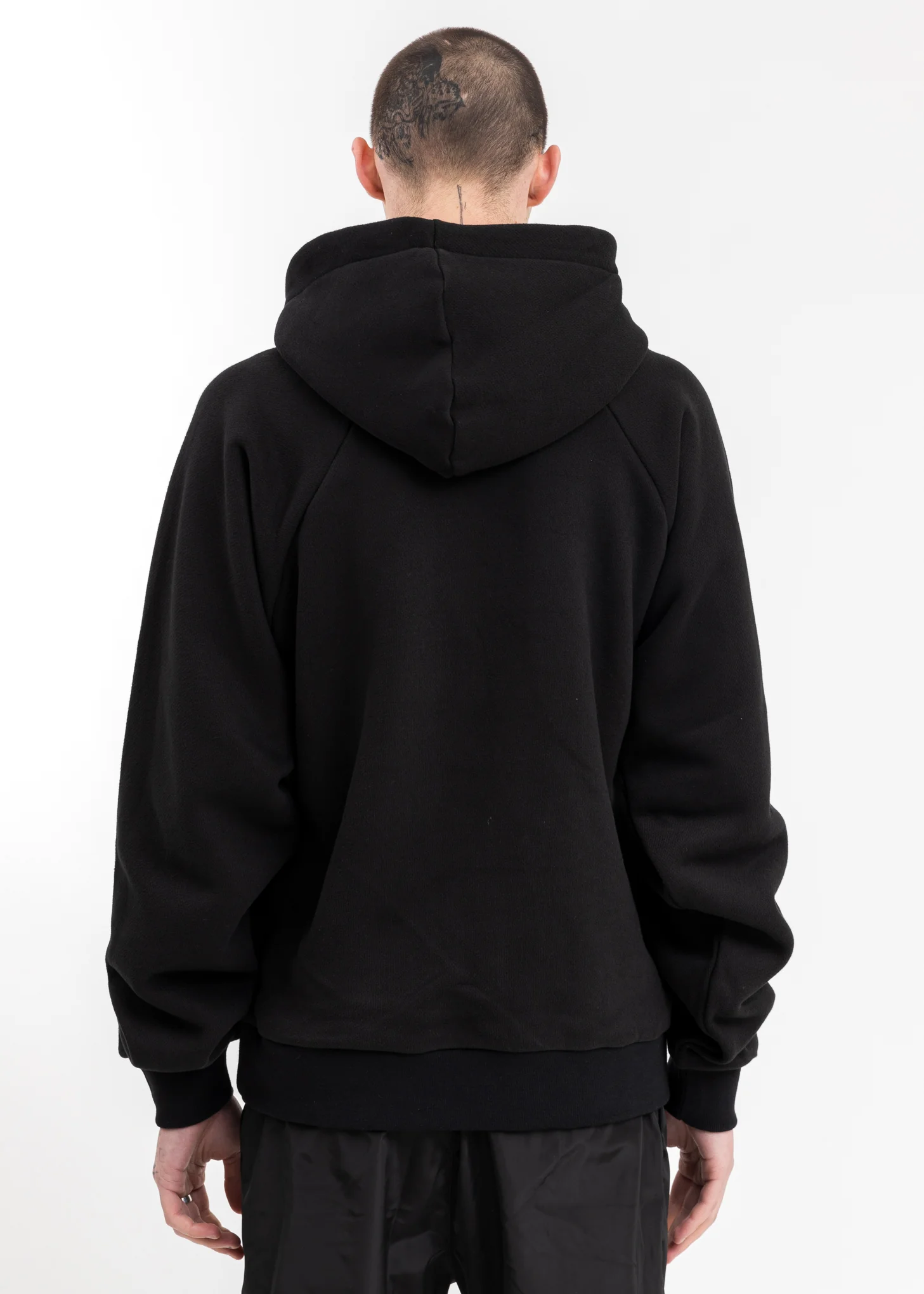 Black Logo Hoodie w Carabiner - Image 4