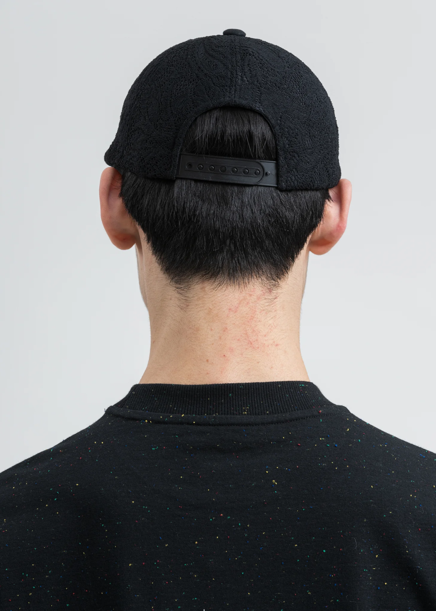 Black Logo Lace Cap - Image 2