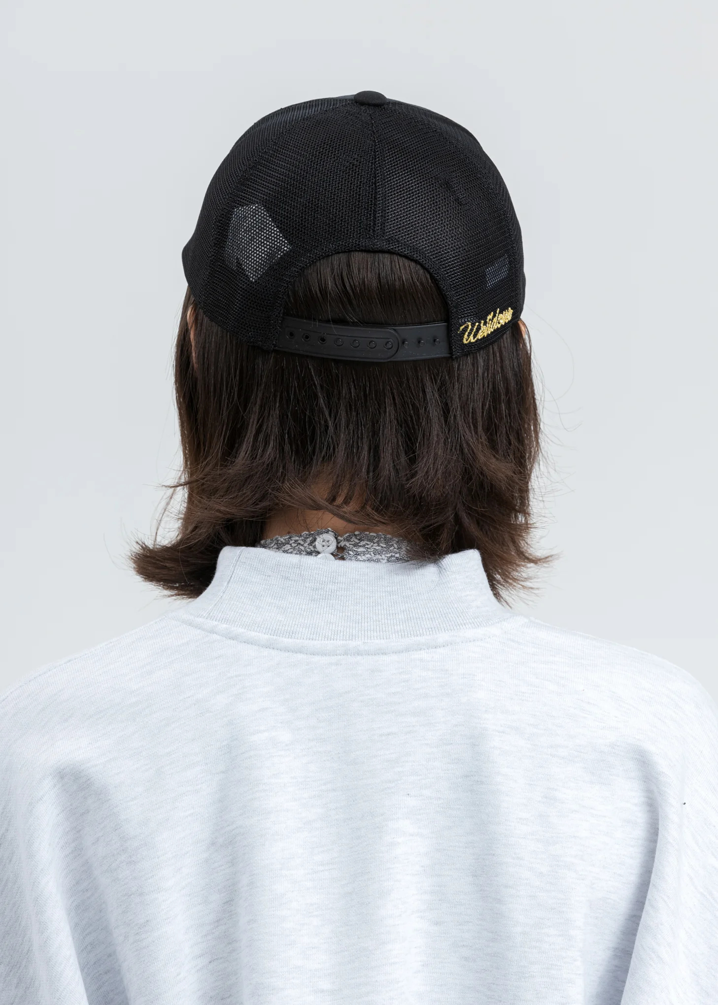 Black Logo Patch Unbalanced Cap - Image 2