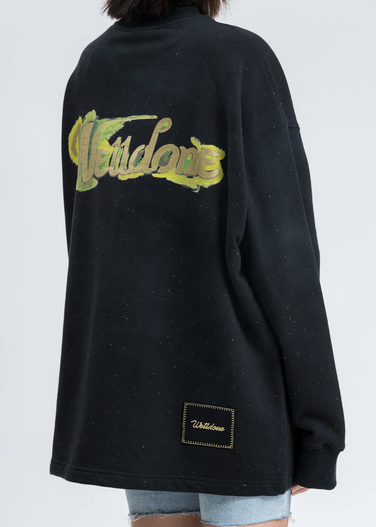 Black Logo Print Long Sleeve Shirt - Image 2