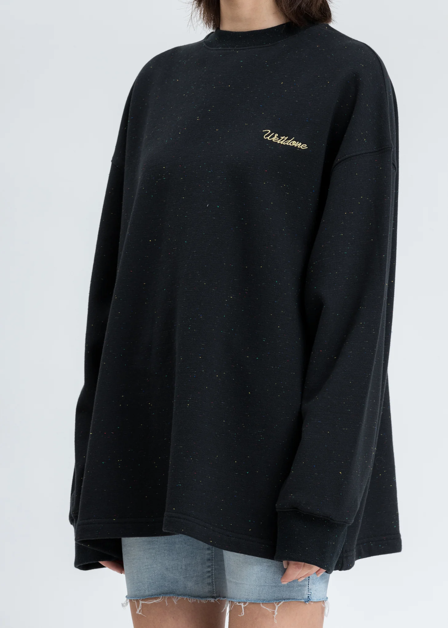 Black Logo Print Long Sleeve Shirt - Image 5