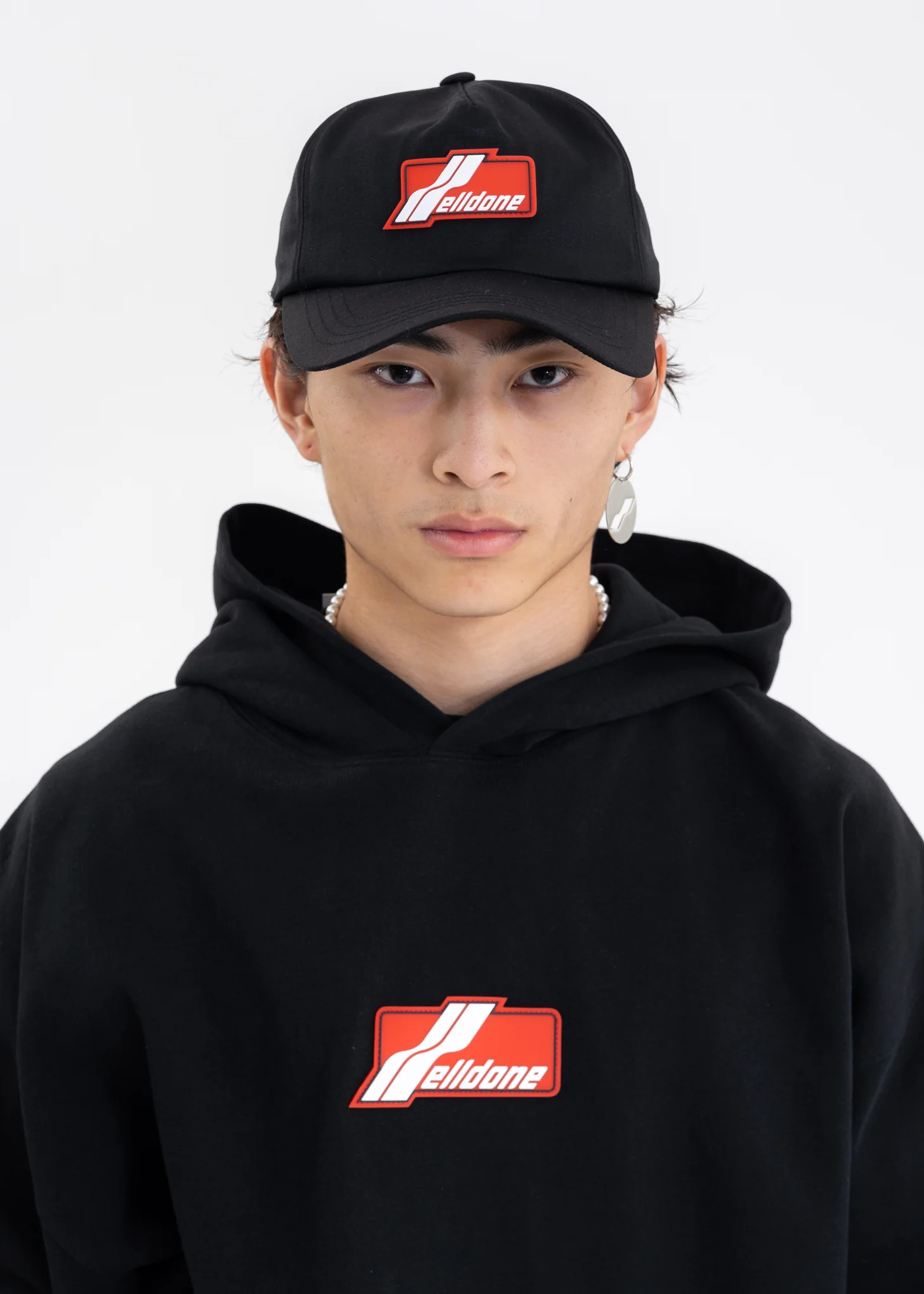 BLACK LOGO WAPPEN CAP