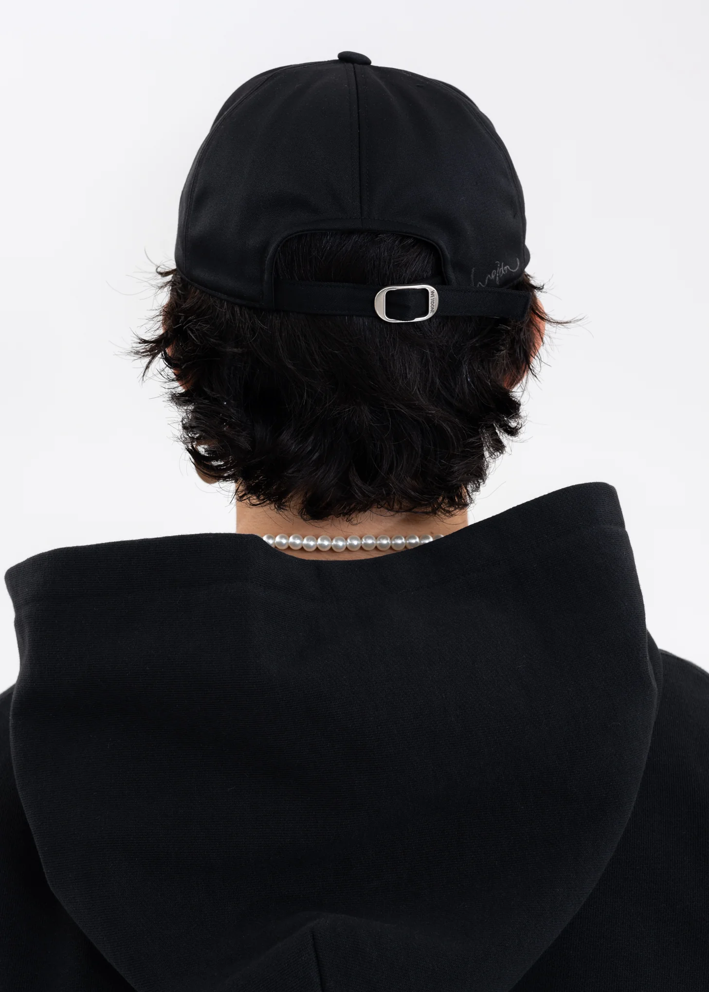 BLACK LOGO WAPPEN CAP - Image 3