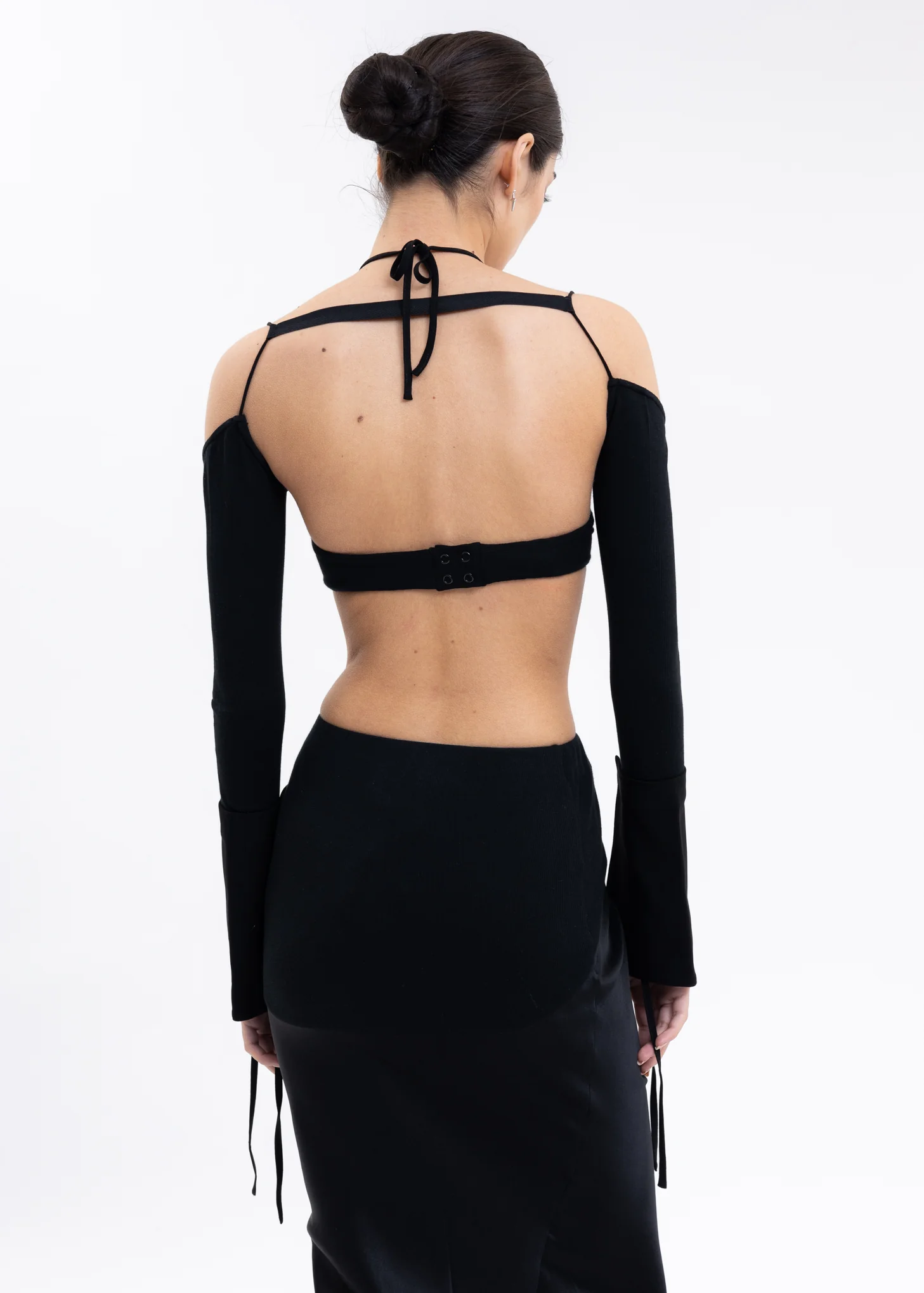 Black Long  Arm Sleeves - Image 2