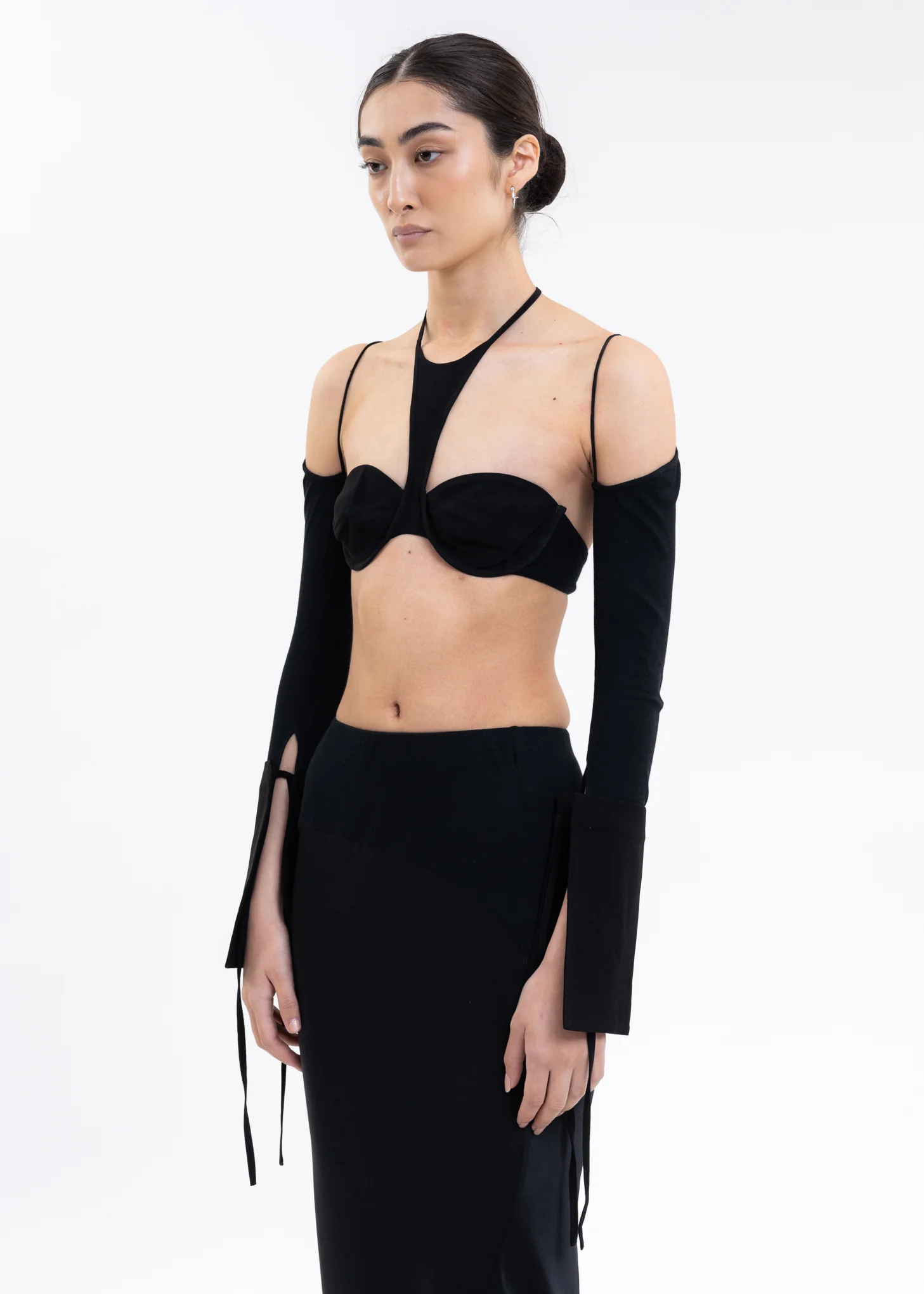 Black Long  Arm Sleeves - Image 4