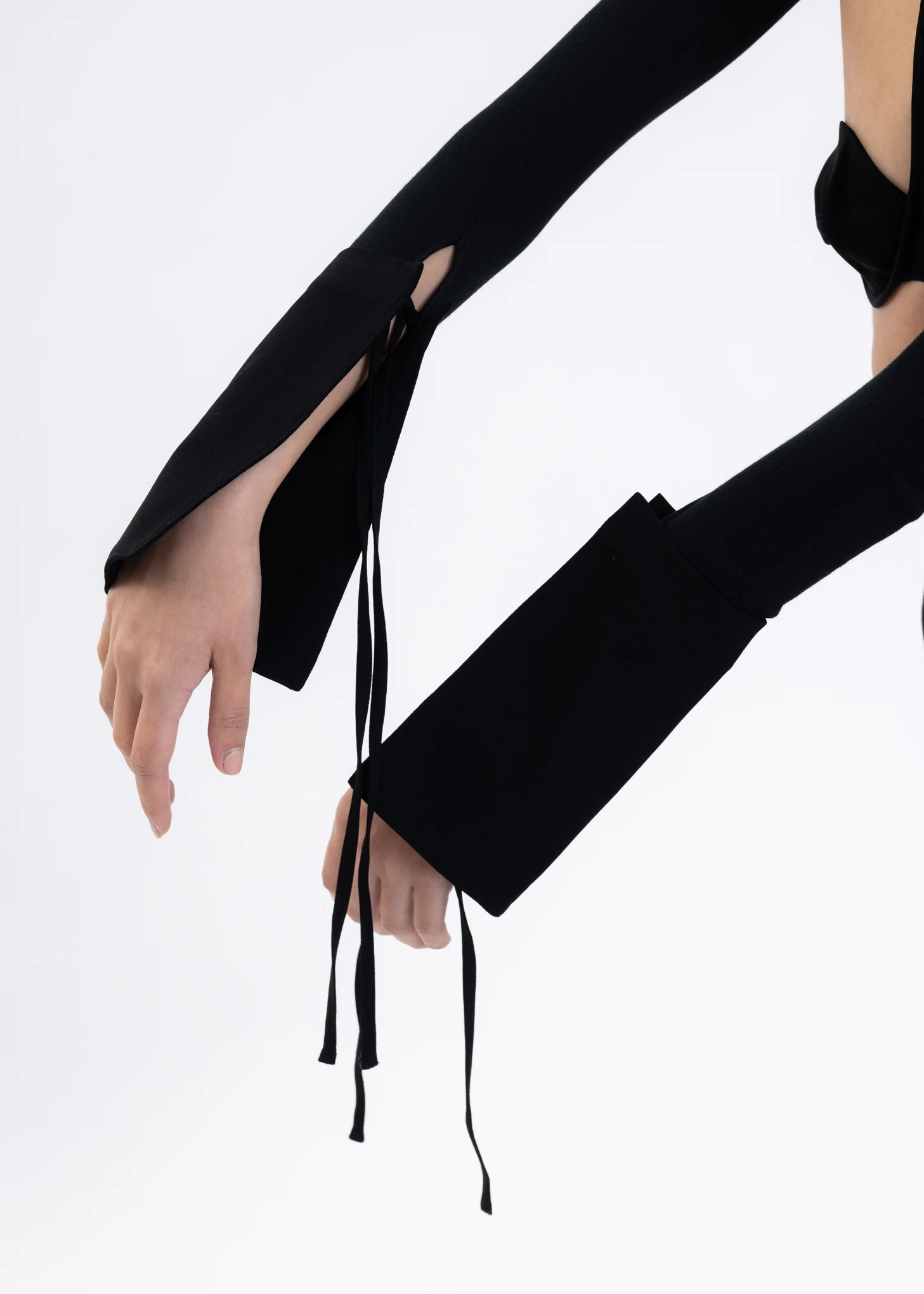Black Long  Arm Sleeves - Image 5