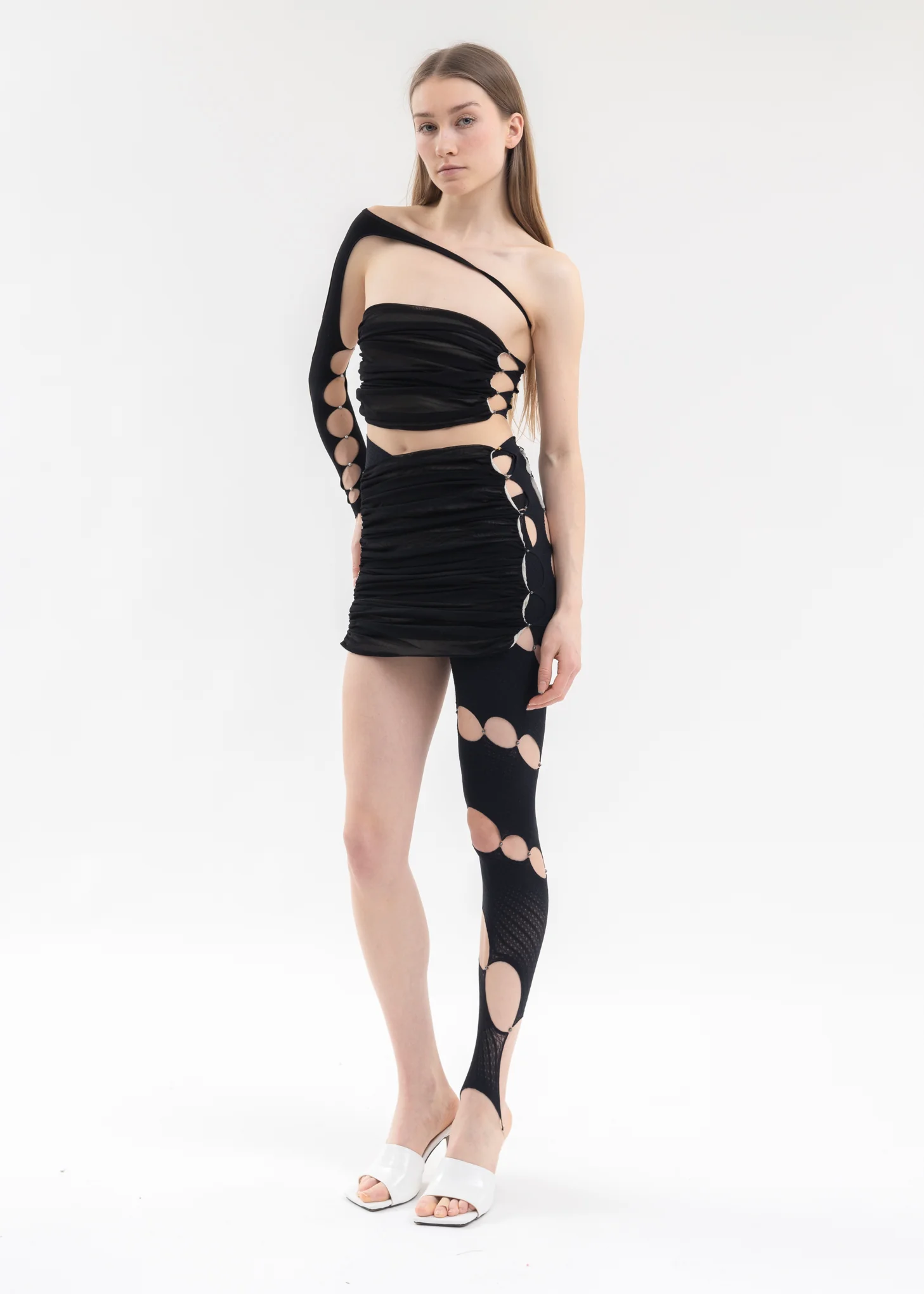 Black Long Single Arm Sleeve - Image 5